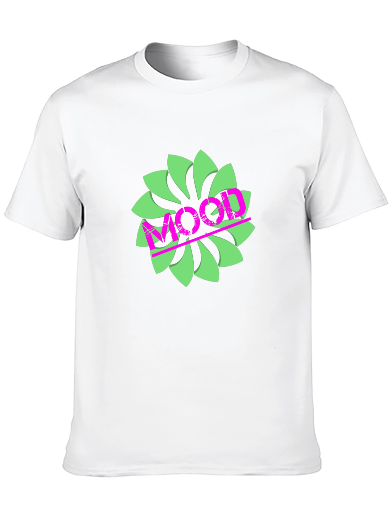 Black Mood Flower Graphic Tee - Cool Casual Style view 10