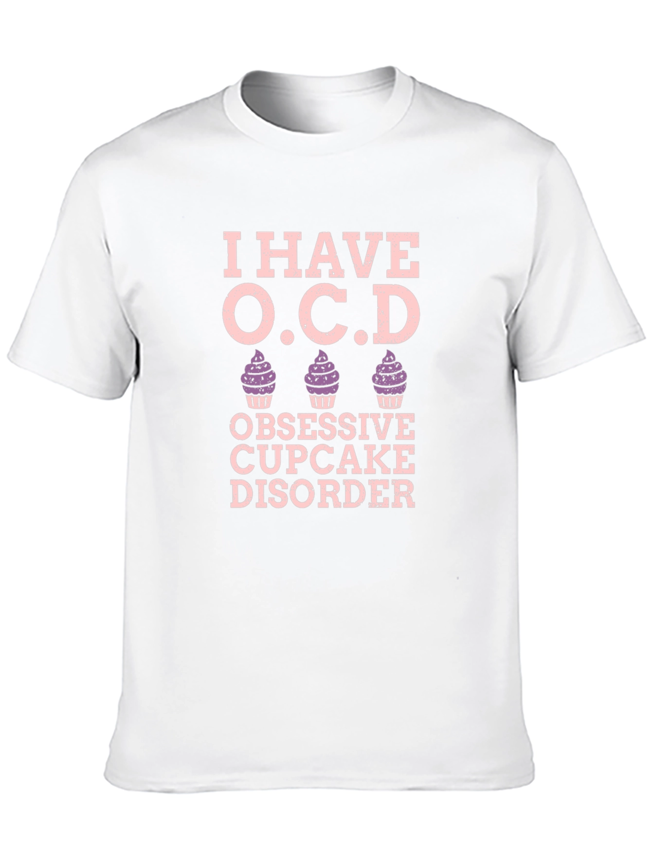 Black Obsessive Cupcake Disorder T-Shirt view 10