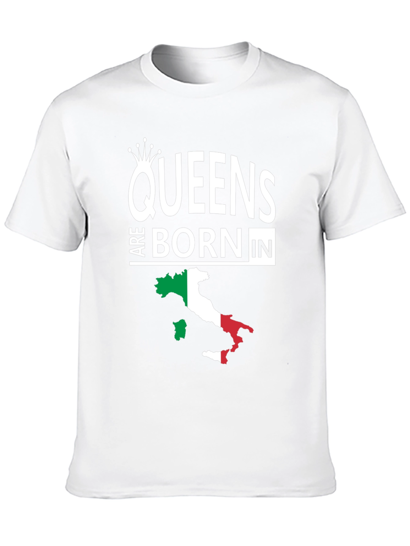 Black Queens Born in Italy T-Shirt view 10