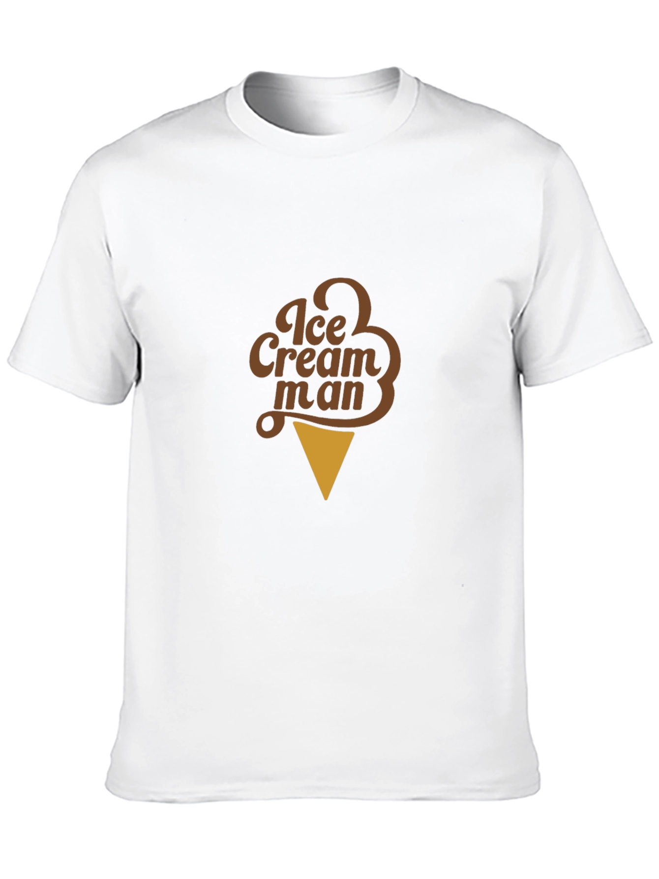 Black Ice Cream Man T-Shirt - Novelty Graphic Tee view 10