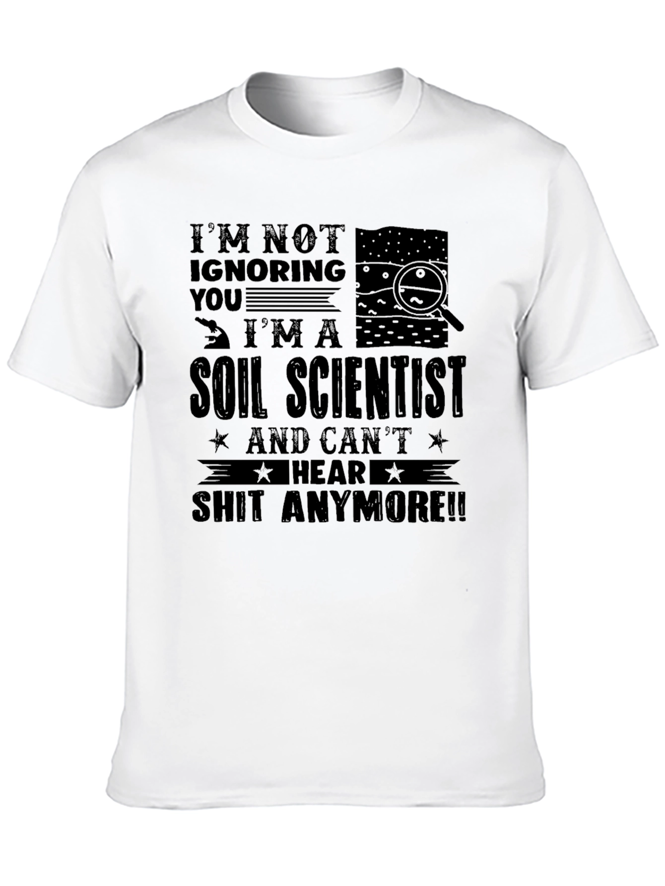 Black Soil Scientist Funny T-Shirt view 10