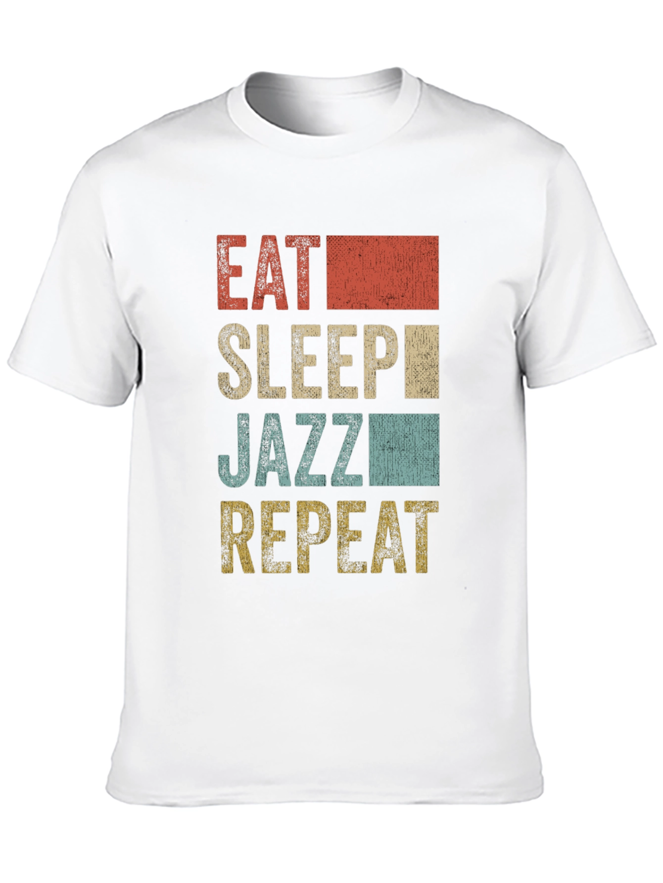Black Eat Sleep Jazz Repeat T-Shirt view 10