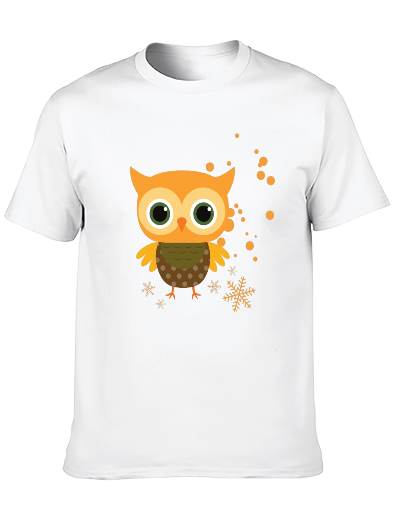 Black Cute Owl Graphic Tee - Black Short Sleeve Shirt view 10