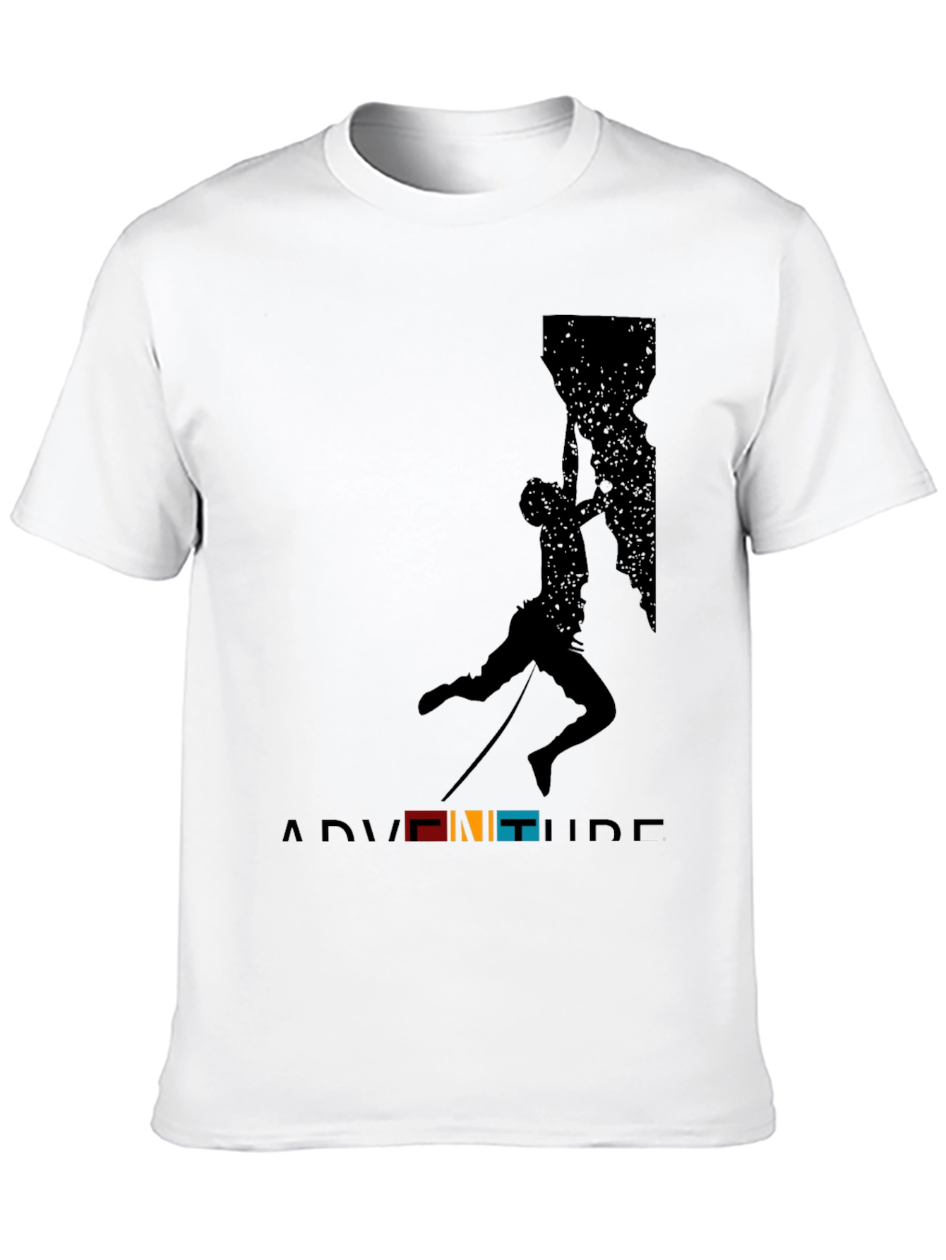 Black Adventure Climbing Graphic Tee view 10