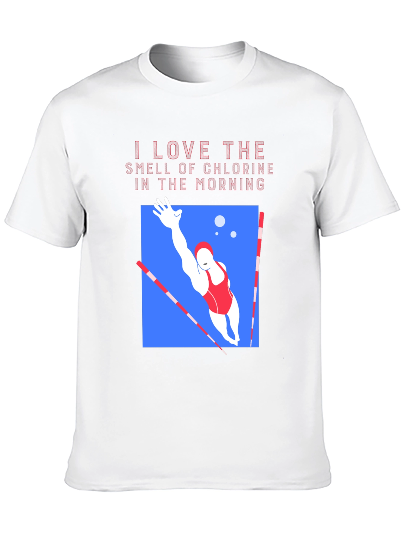 Chlorine Smell Swimmer Graphic T-Shirt - 10