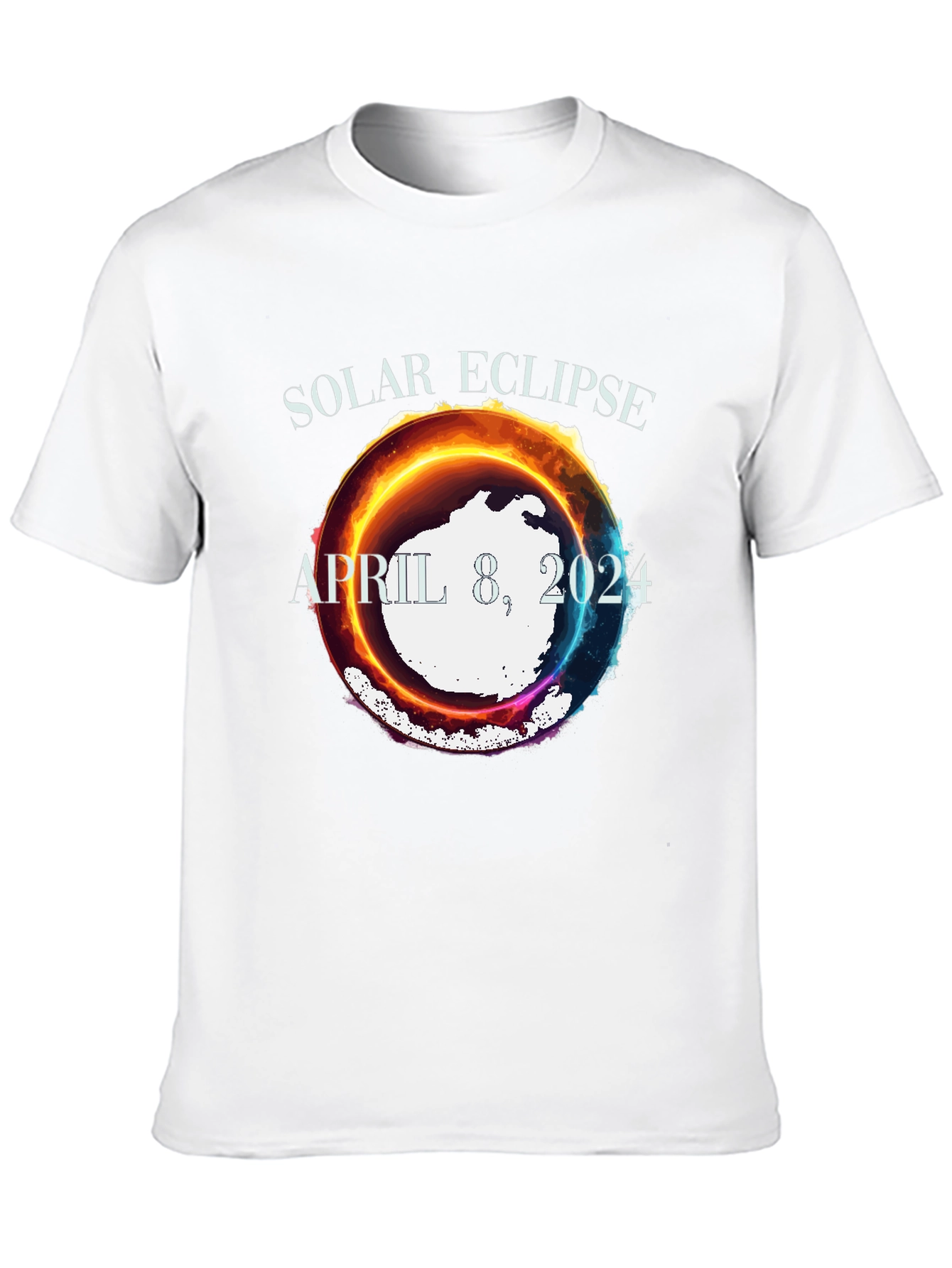 Black Solar Eclipse April 8 2024 T-Shirt view 10