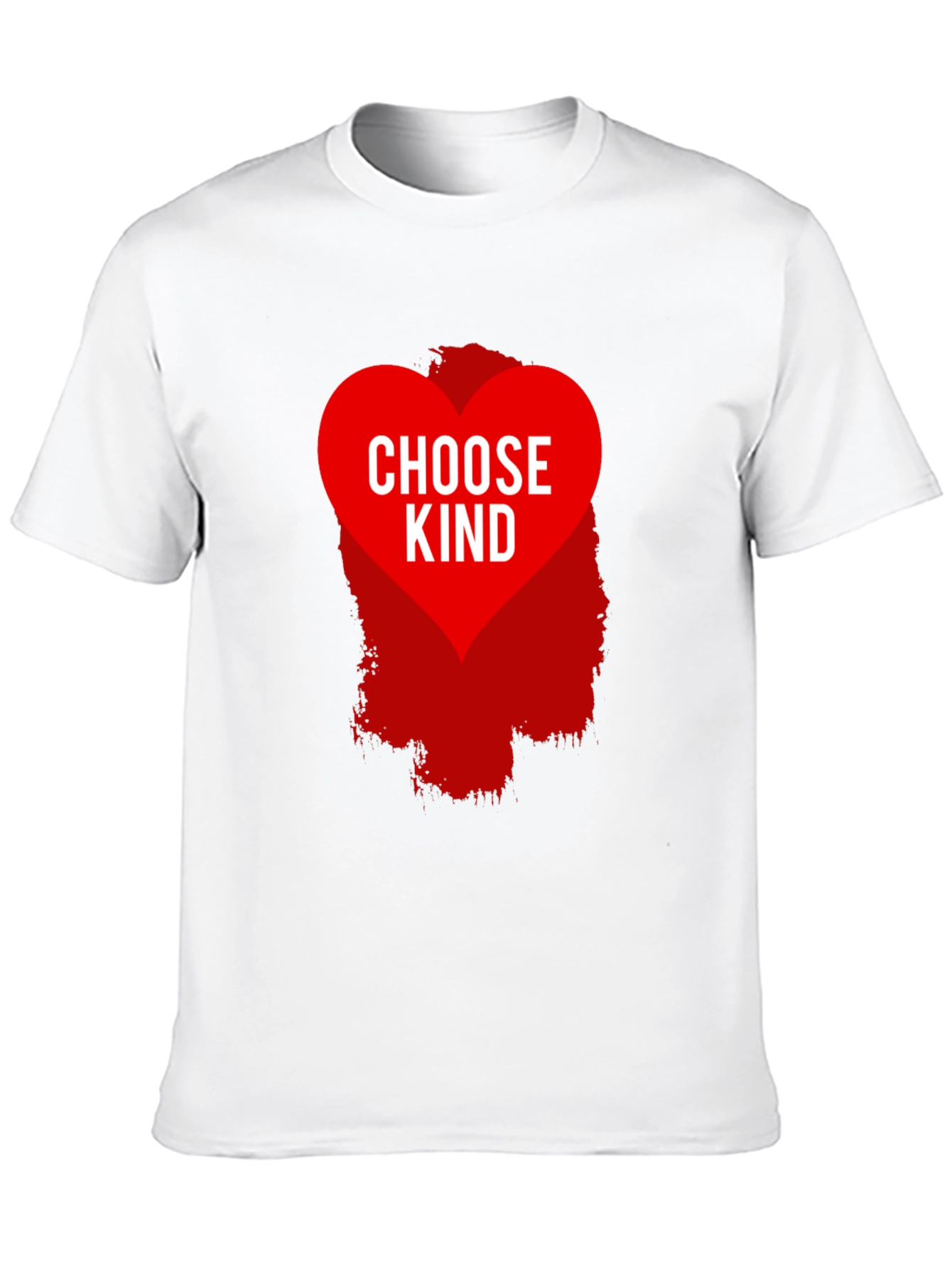 Black Choose Kind Graphic Tee - Black Cotton Blend Shirt view 10