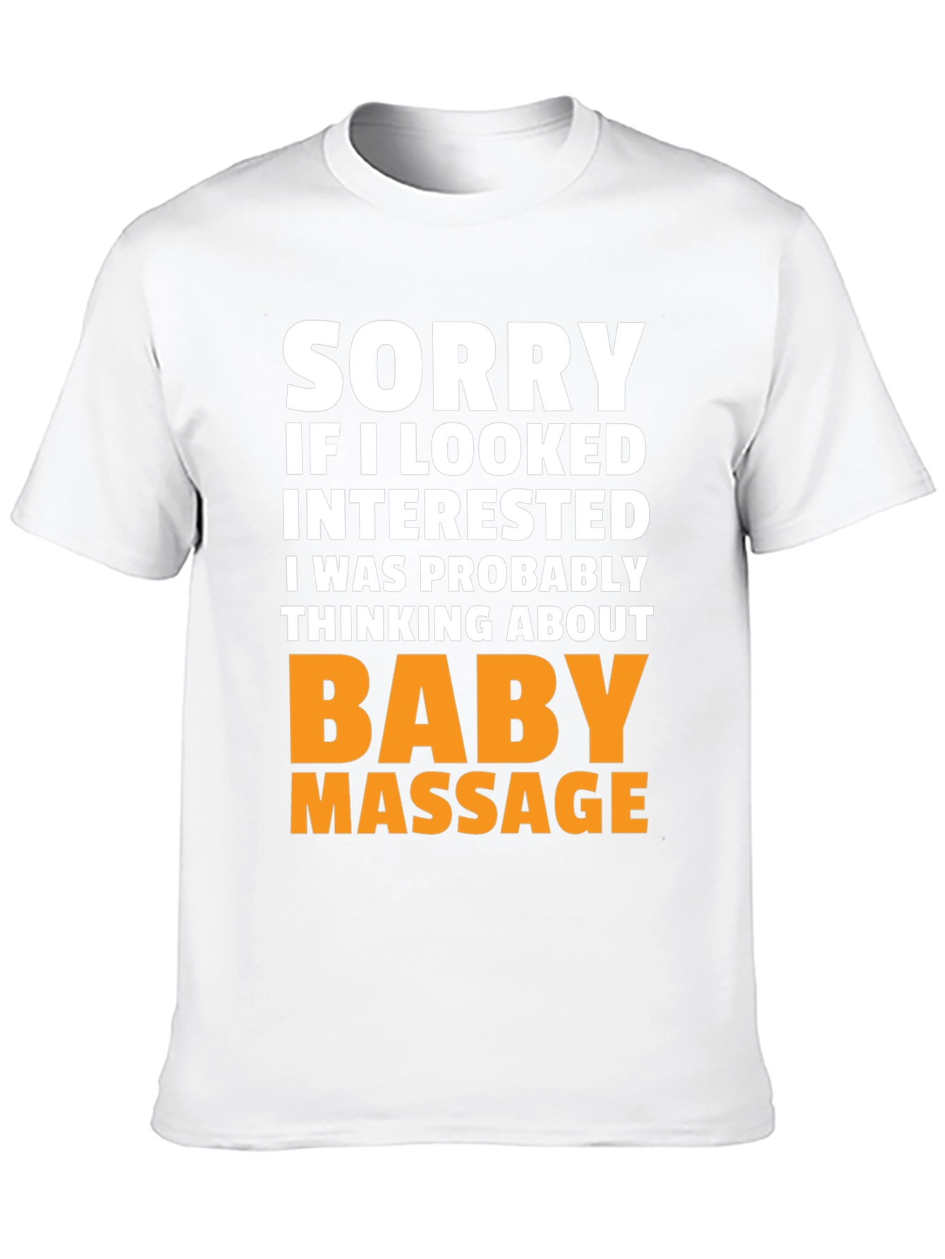Black Funny Baby Massage T-Shirt - Novelty Gift view 10