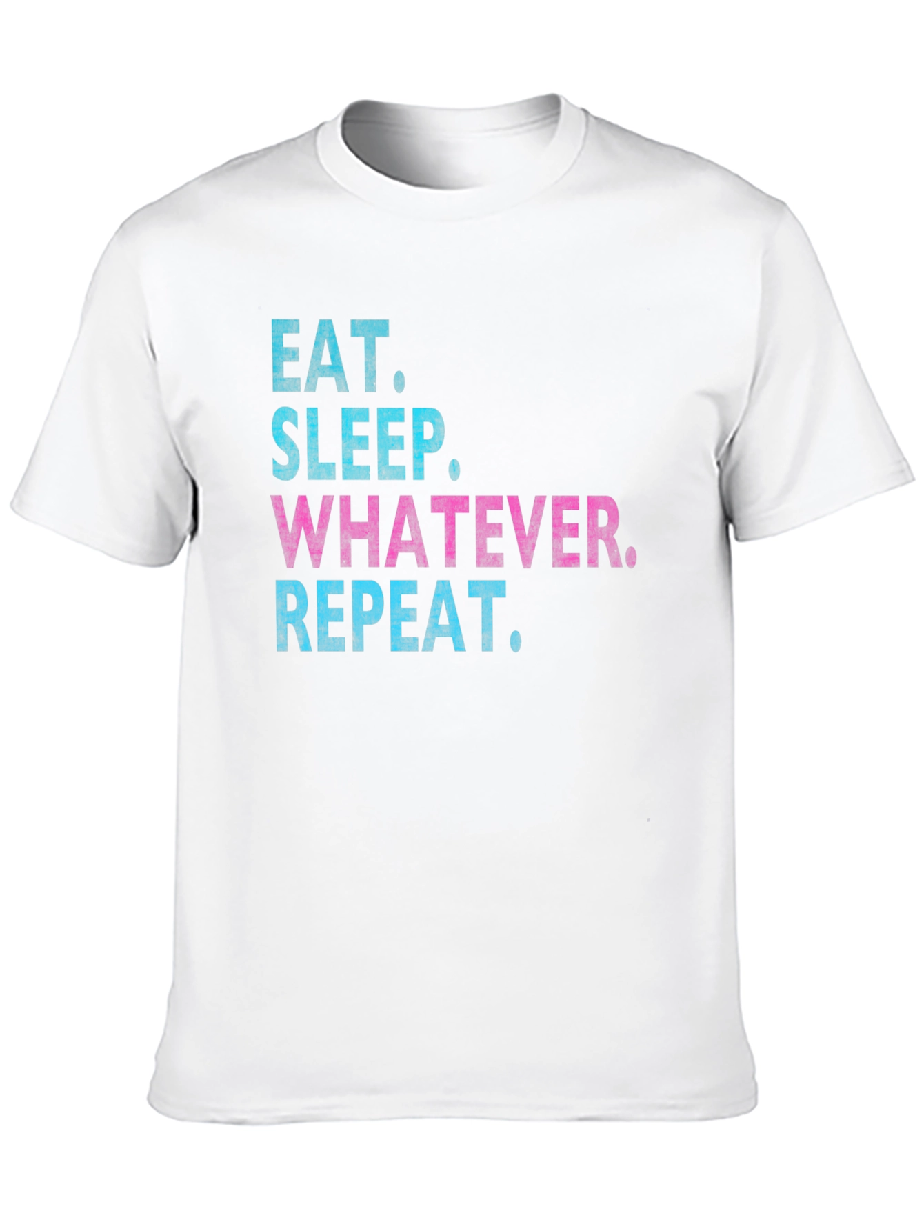 Black Eat Sleep Whatever Repeat T-Shirt view 10