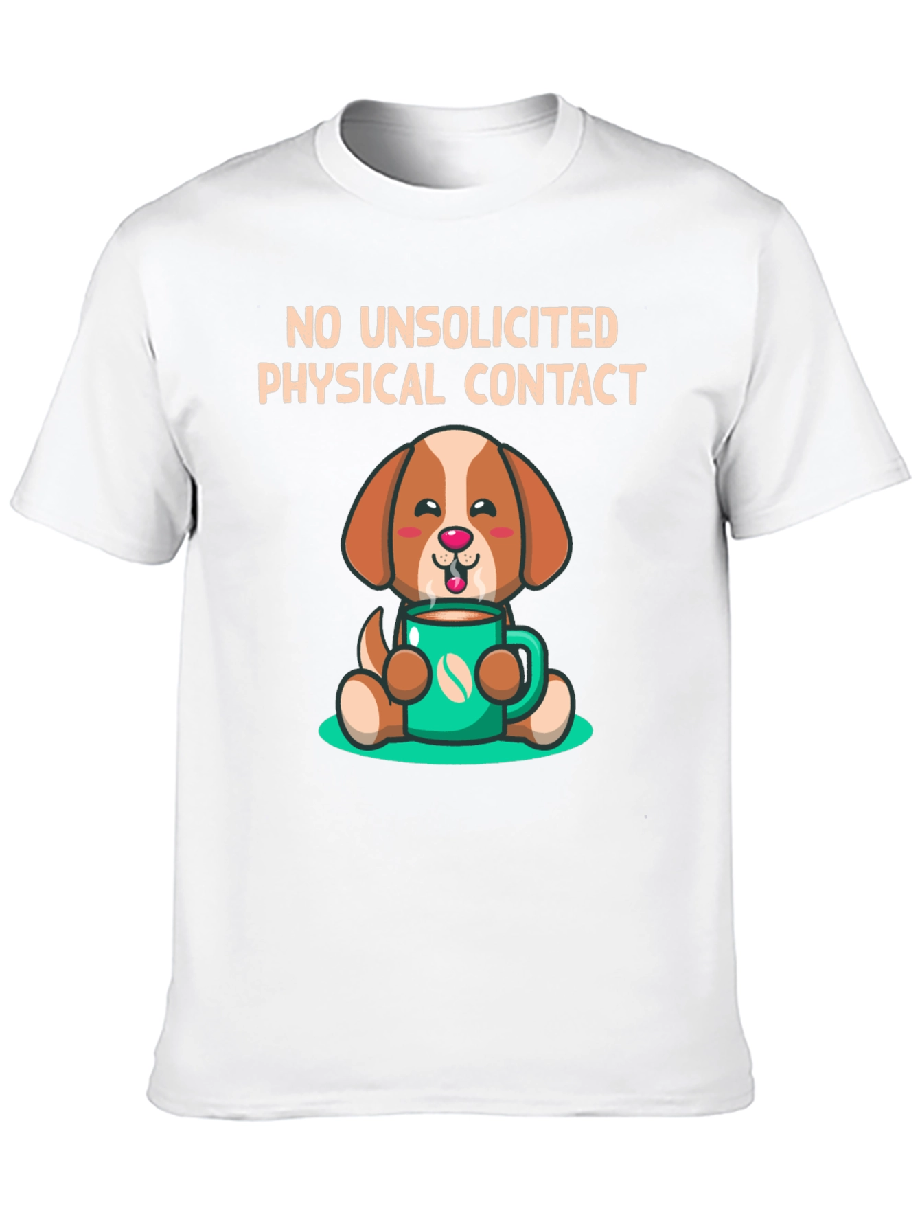 Black Dog and Coffee T-Shirt - No Unsolicited Contact view 10