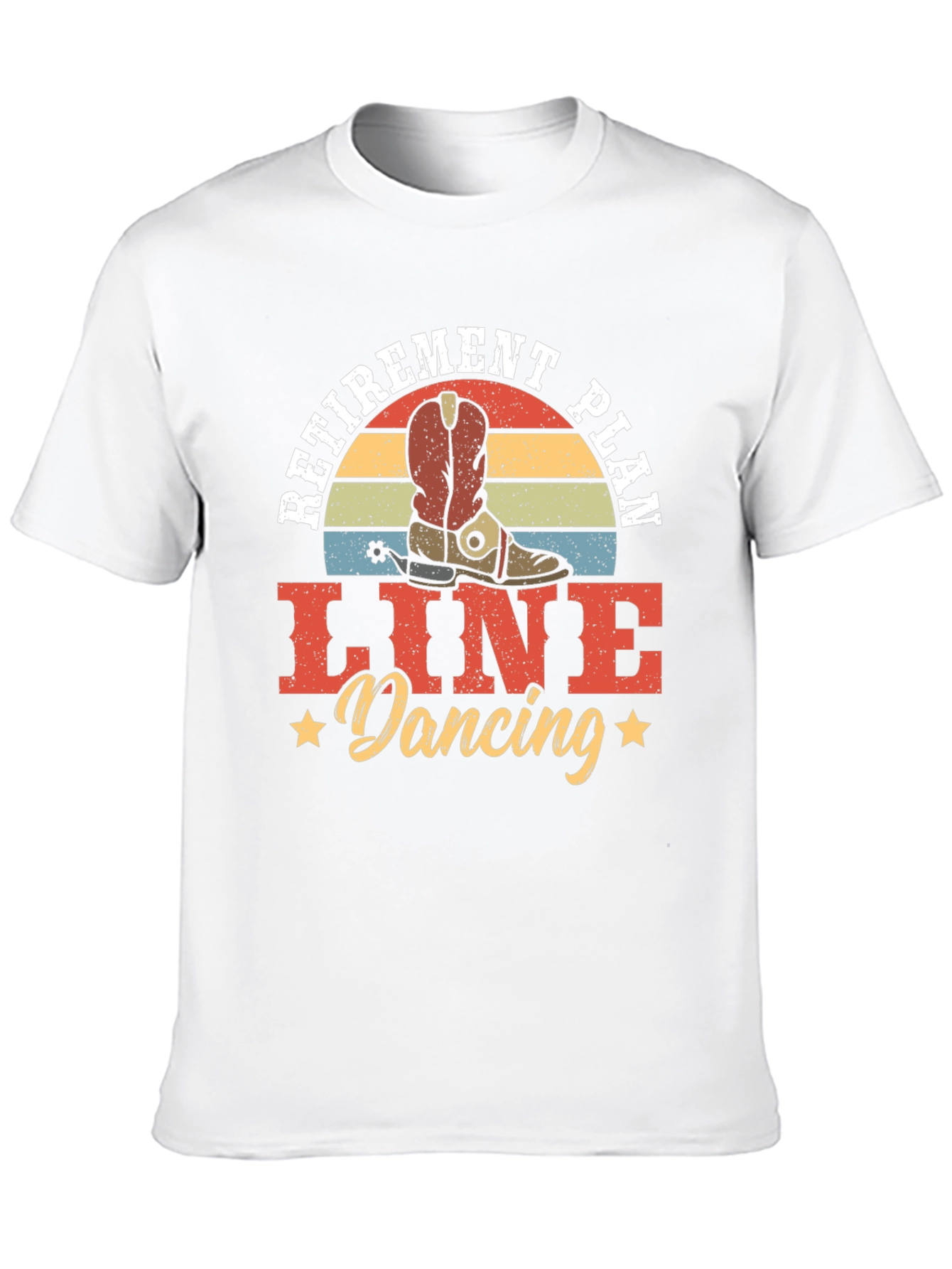Black Retirement Plan Line Dancing T-Shirt view 10