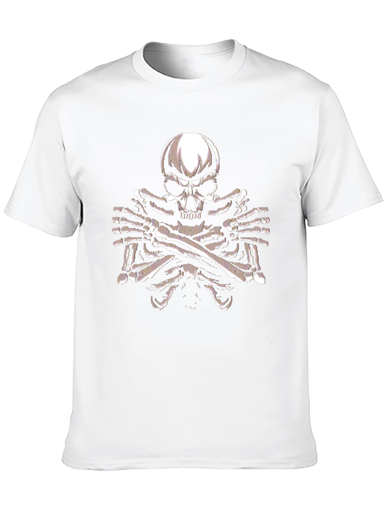 Black Skull & Crossbones Graphic Tee - Black view 10