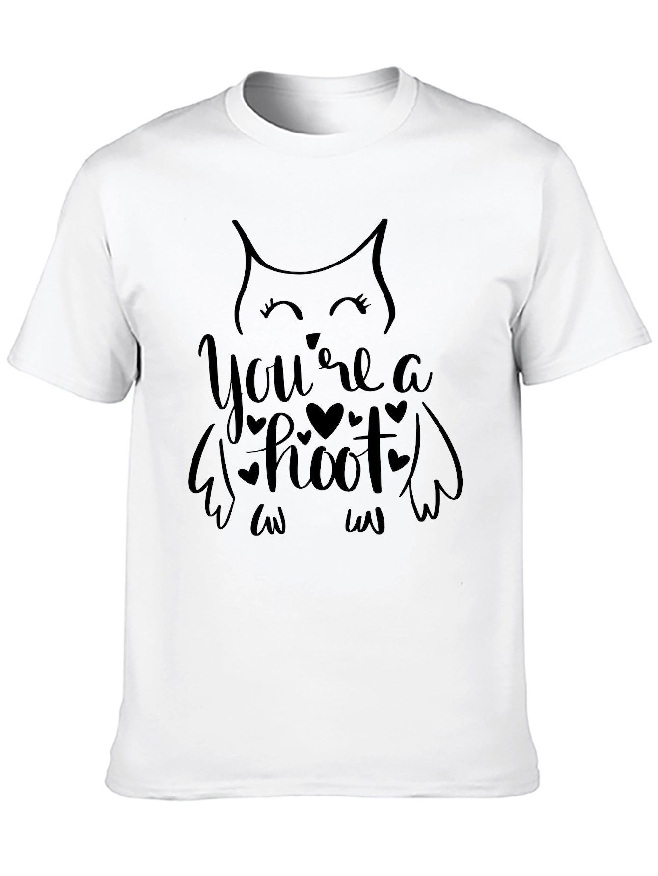 Black You're A Hoot Owl T-Shirt - Valentines Gift view 10