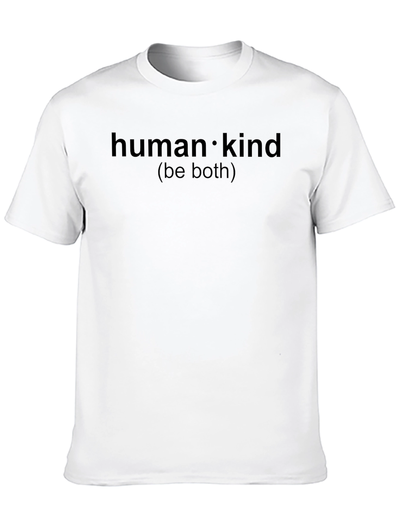 Black Human Kind Be Both Black Tee view 10