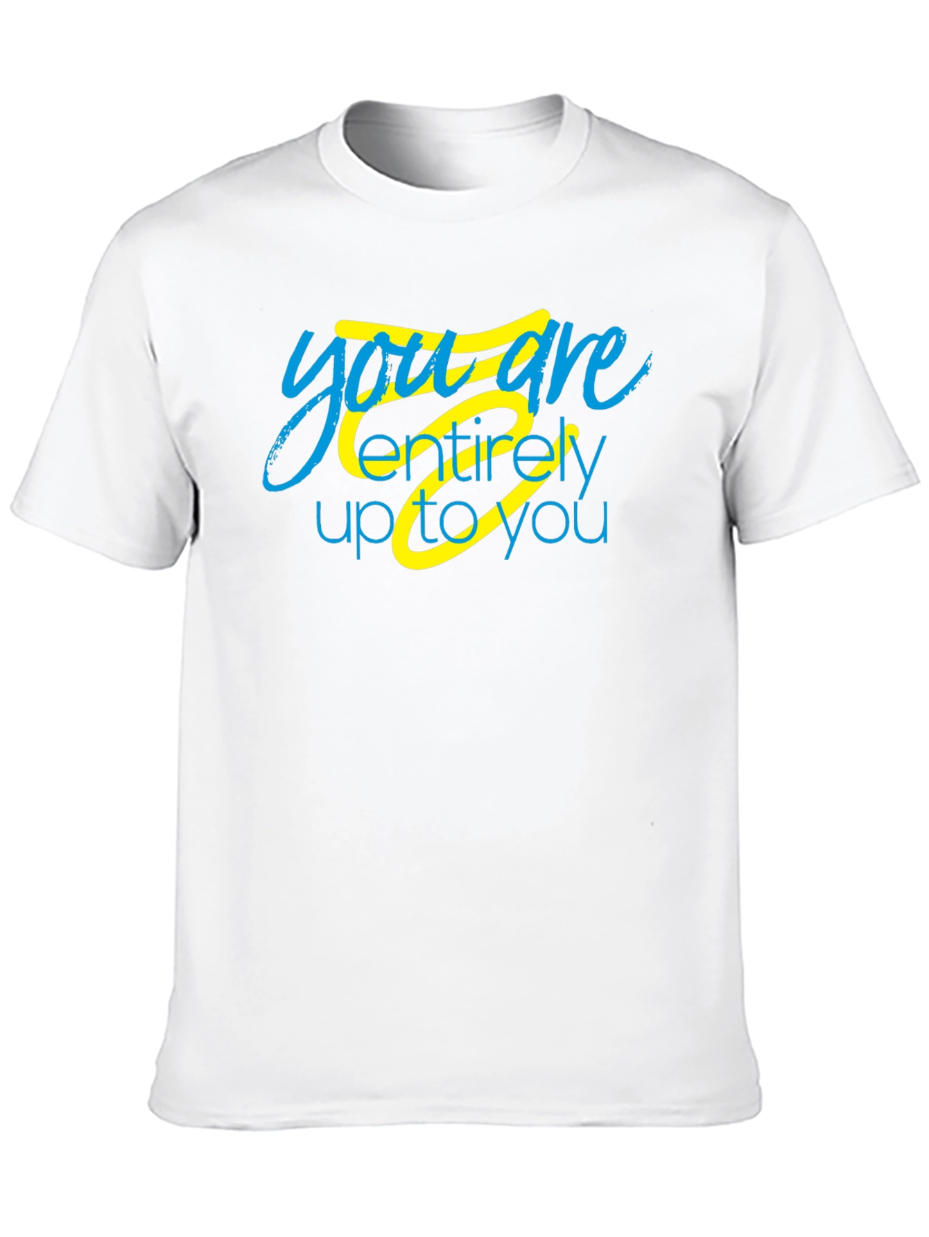 Black Inspirational 'You Are Up To You' Black T-Shirt view 10