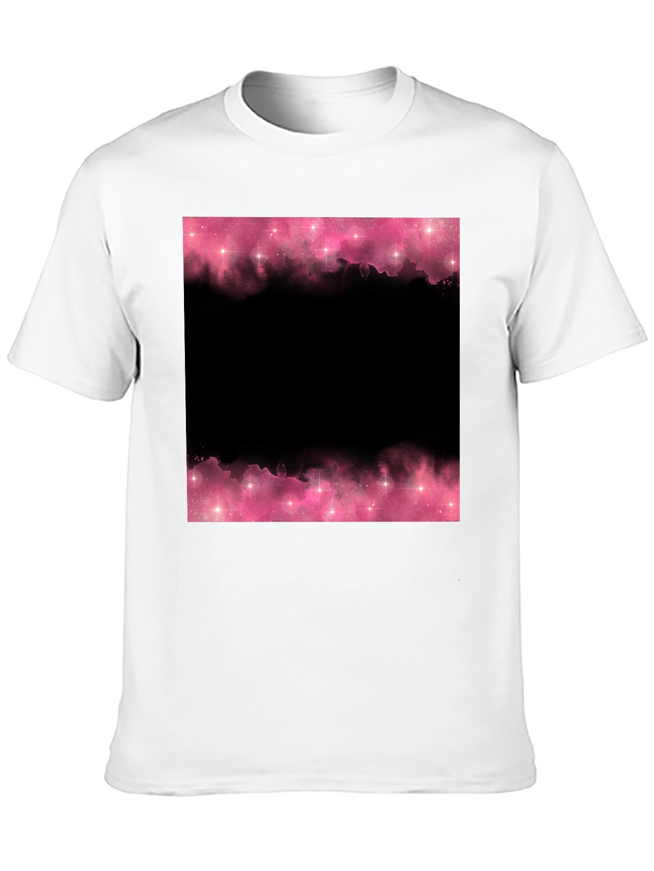 Black Pink Galaxy Black T-Shirt view 10