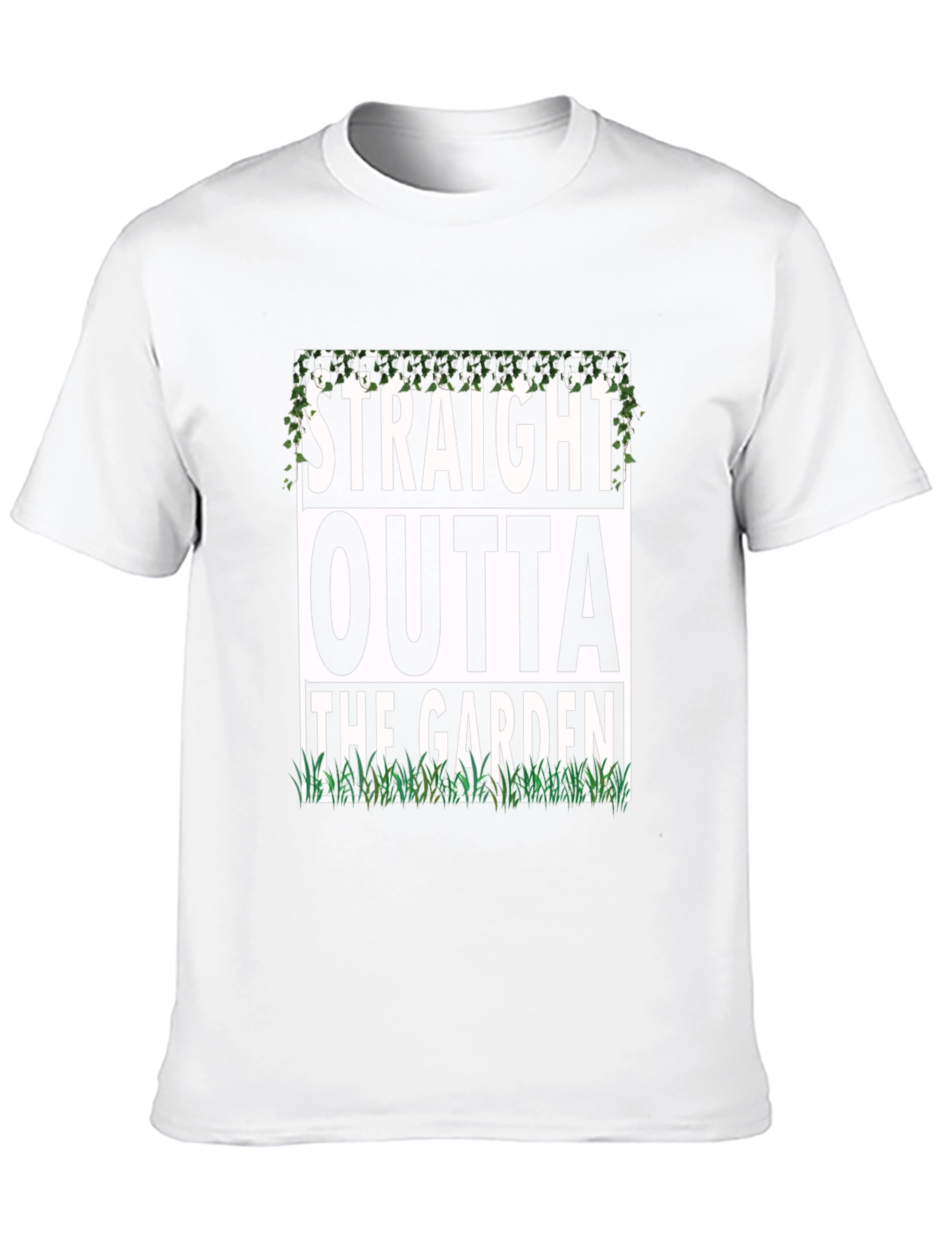 Black Straight Outta The Garden Funny T-Shirt view 10