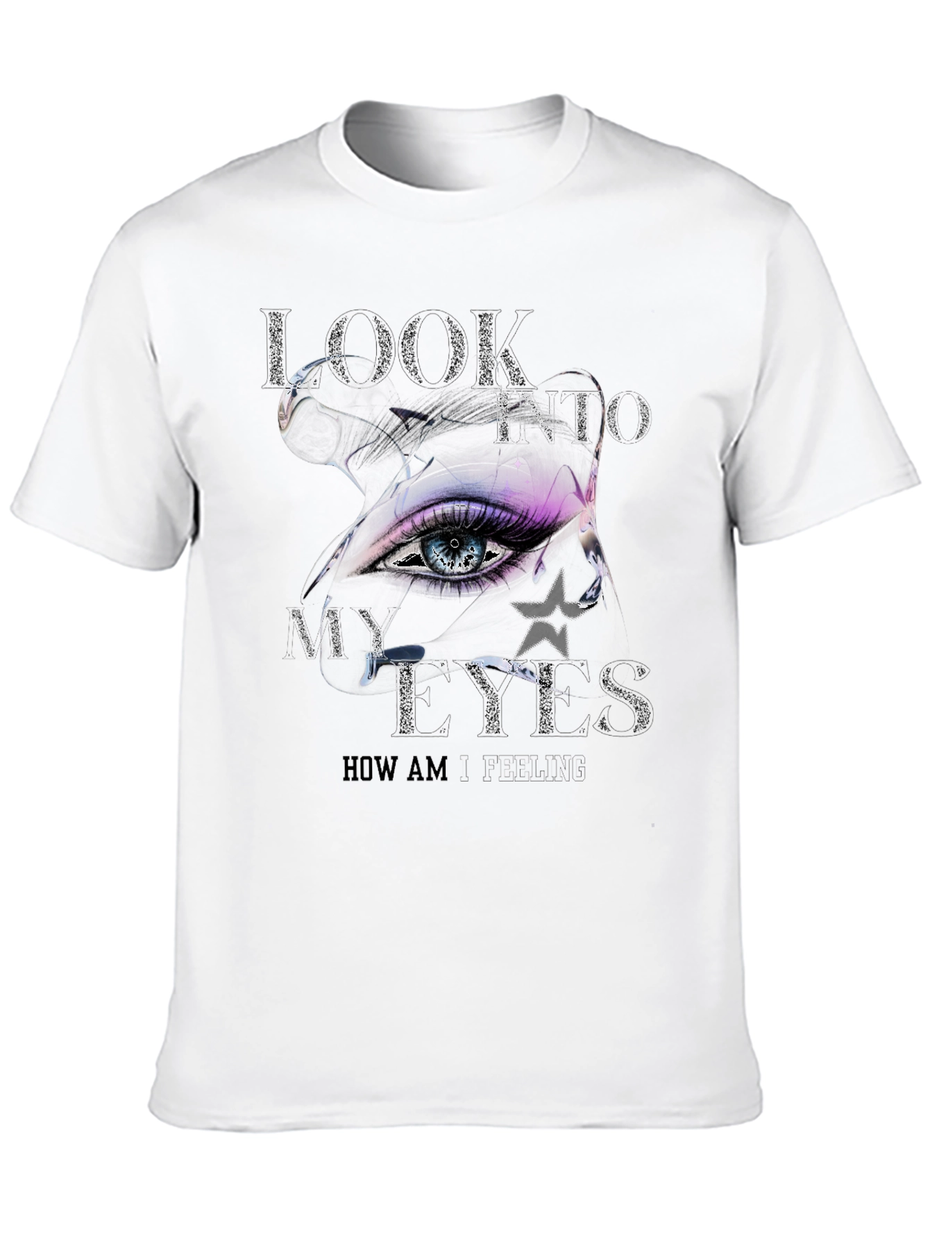 Black Eye Graphic T-Shirt - Look Into My Eyes Tee view 10