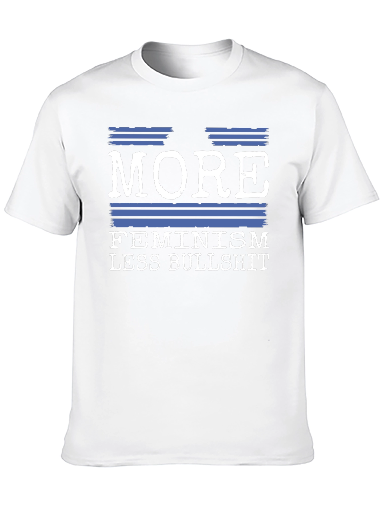 Black More Feminism Less Bullshit Graphic Tee view 10