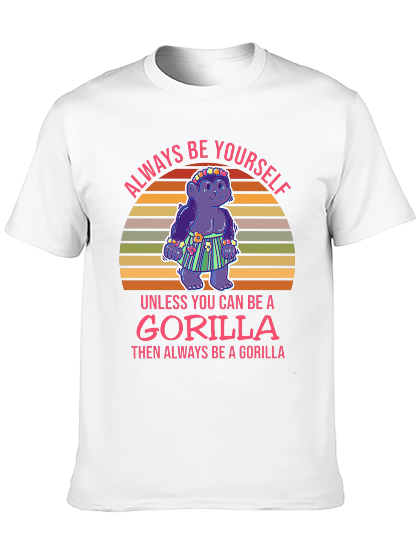 Black Always Be Yourself Gorilla T-Shirt view 10