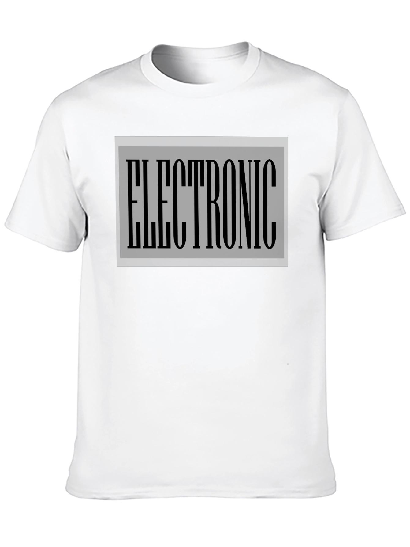 Black Electronic Print Black T-Shirt view 10