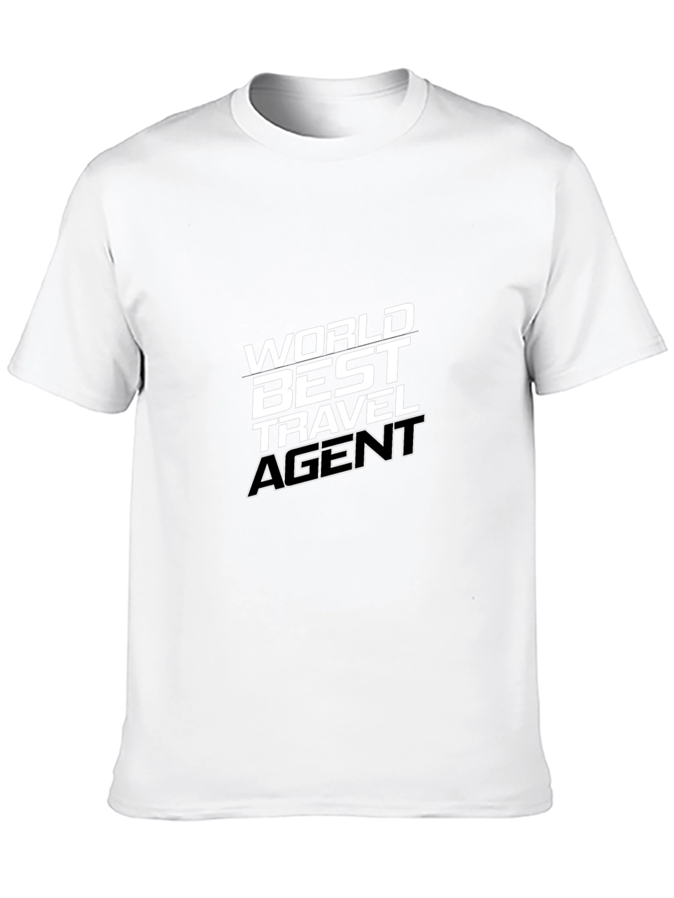 Black World's Best Travel Agent T-Shirt view 10
