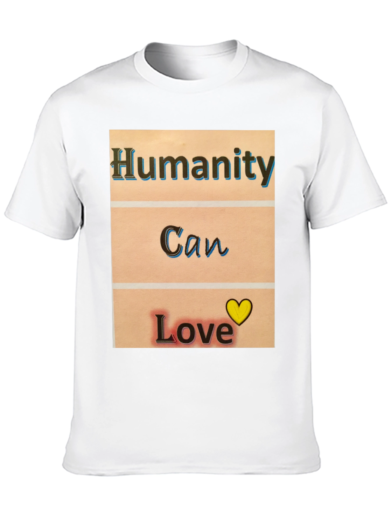 Black Humanity Can Love T-Shirt - Black view 10