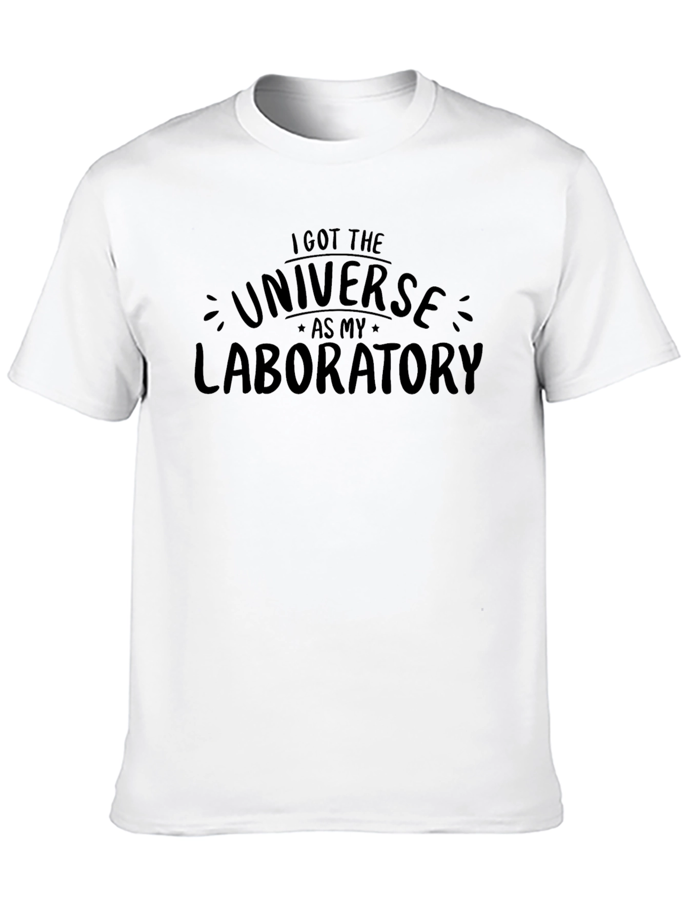 Black Universe Laboratory T-Shirt - Science Humor Tee view 10