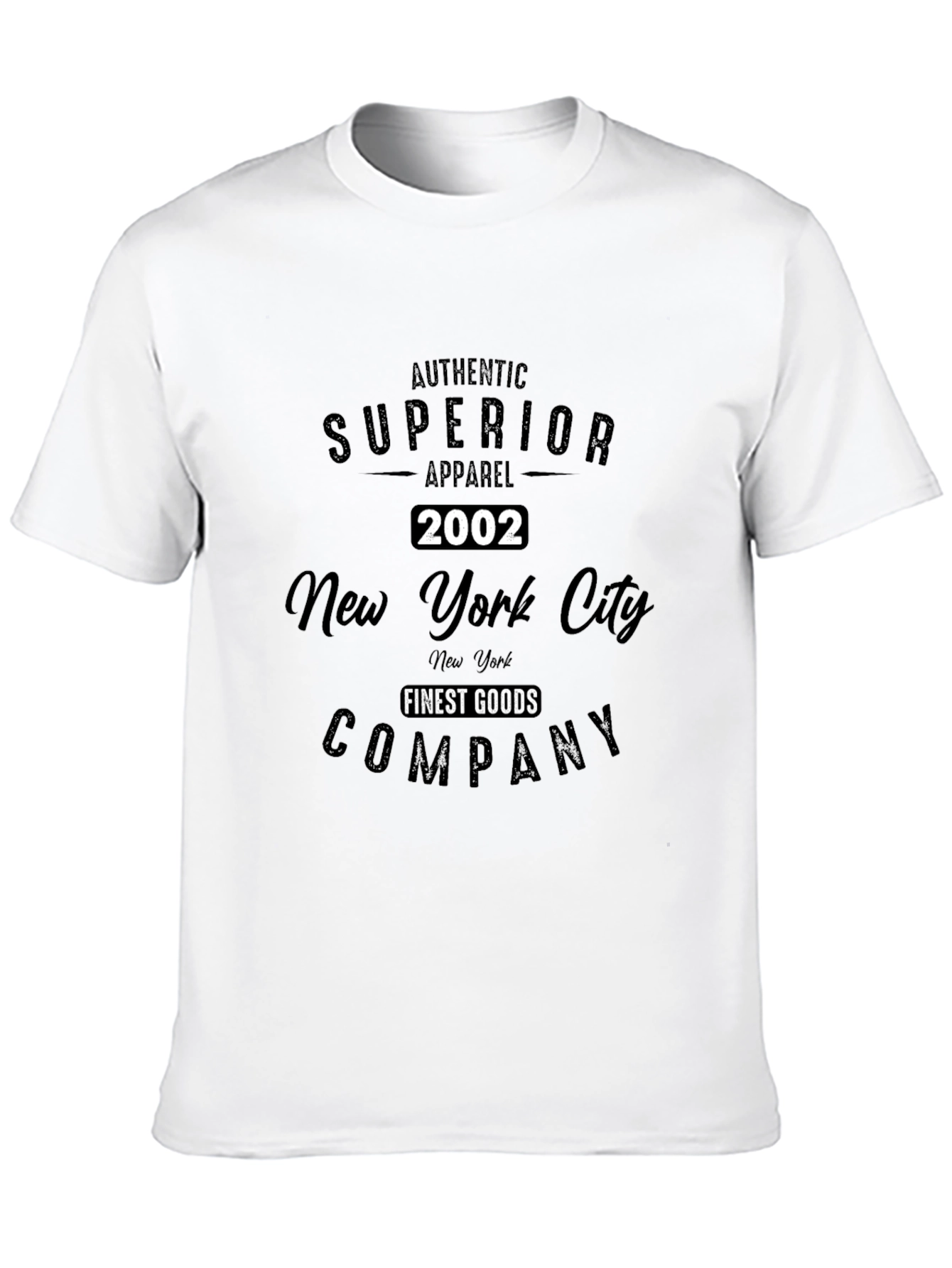 Black Superior Apparel 2002 Black T-Shirt view 10