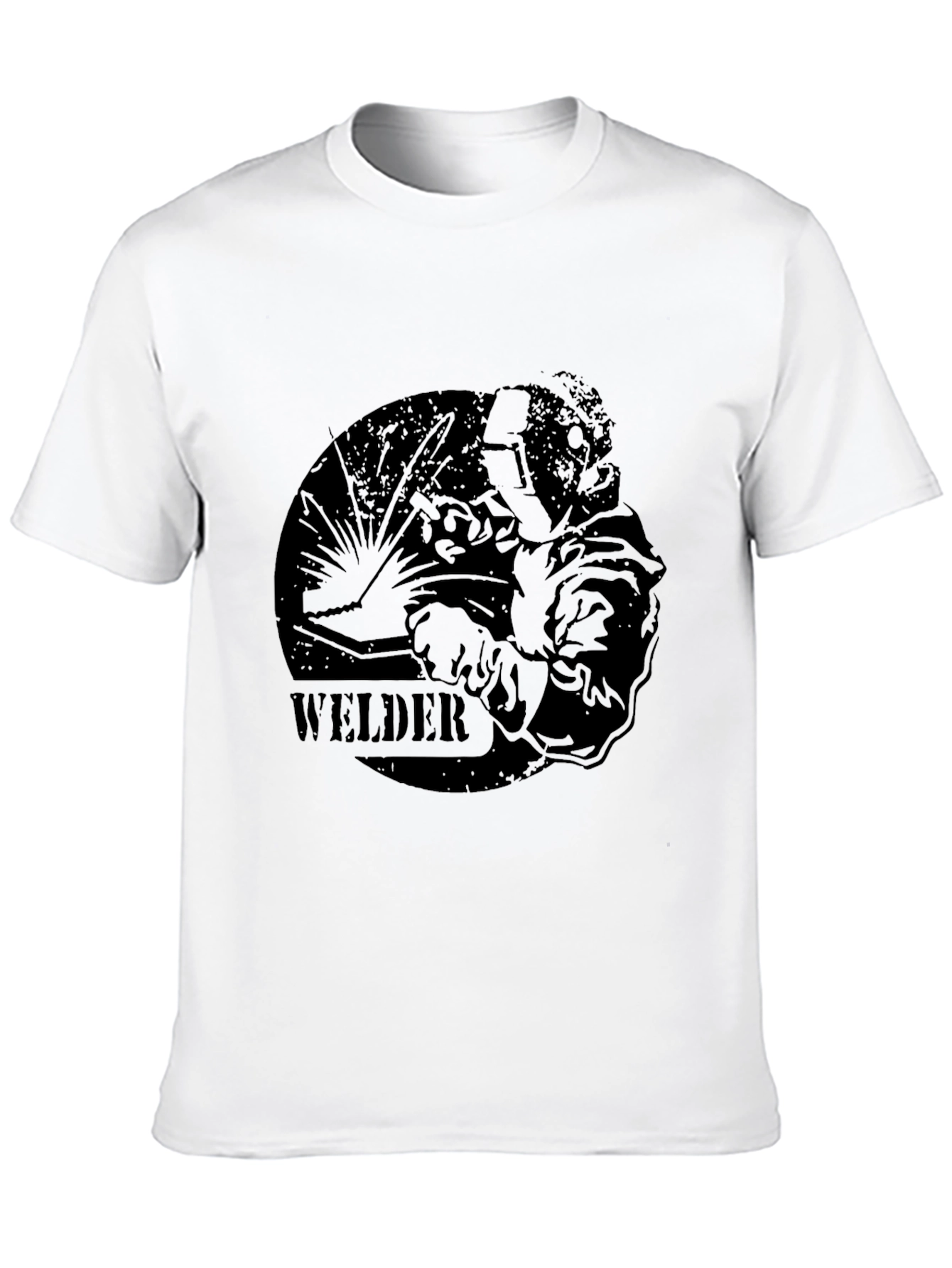 Black Welder Graphic T-Shirt - Black Tee view 10