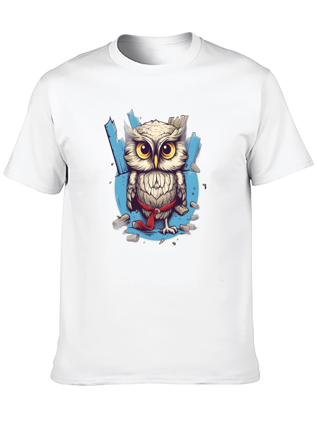 Black Owl Karate Kid T-Shirt view 10