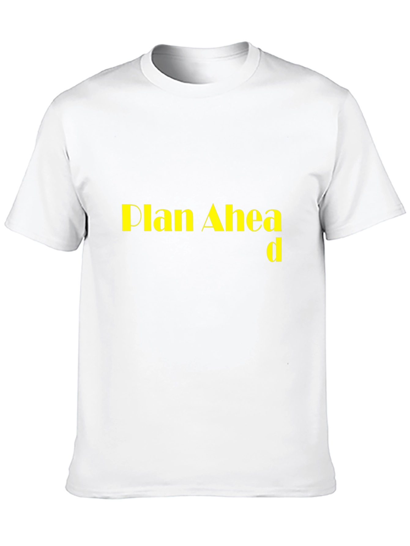Black Plan Ahead Black T-Shirt view 10