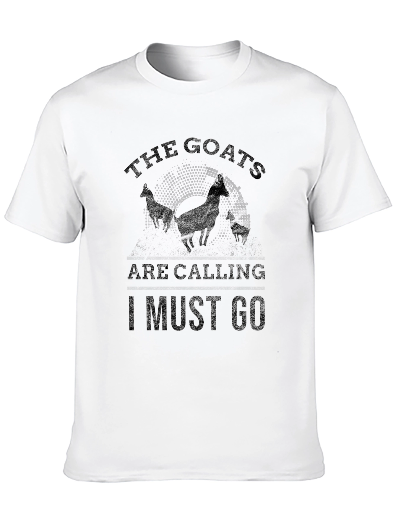 Black The Goats Are Calling T-Shirt view 10