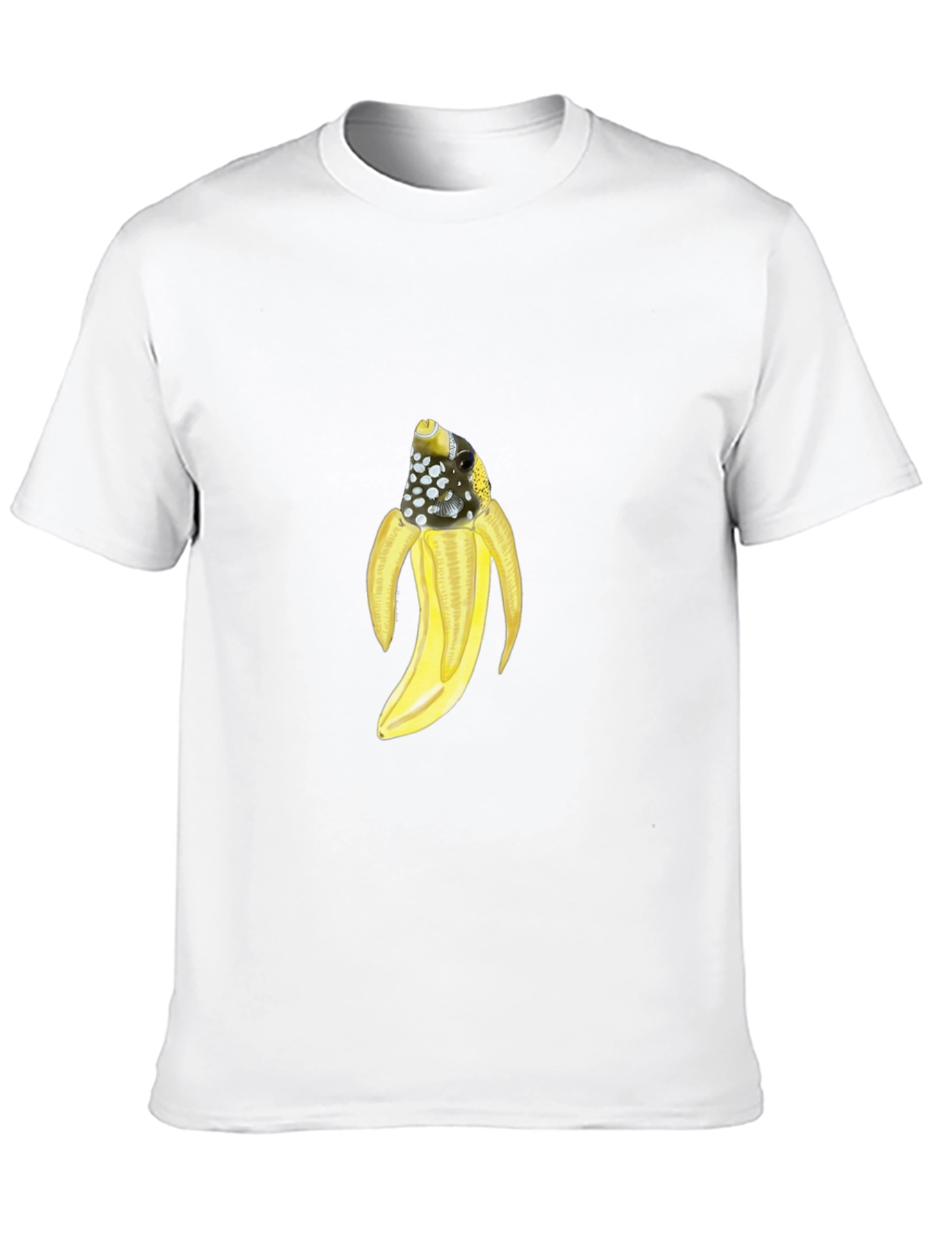 Black Banana Fish T-Shirt - Quirky Graphic Tee view 10