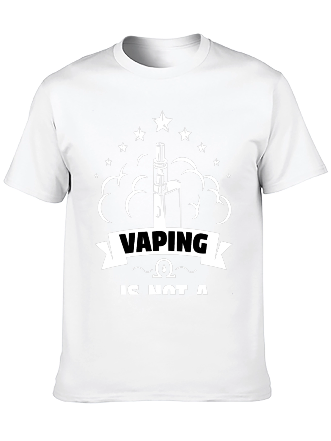 Black Vaping is Not a Hobby T-Shirt view 10