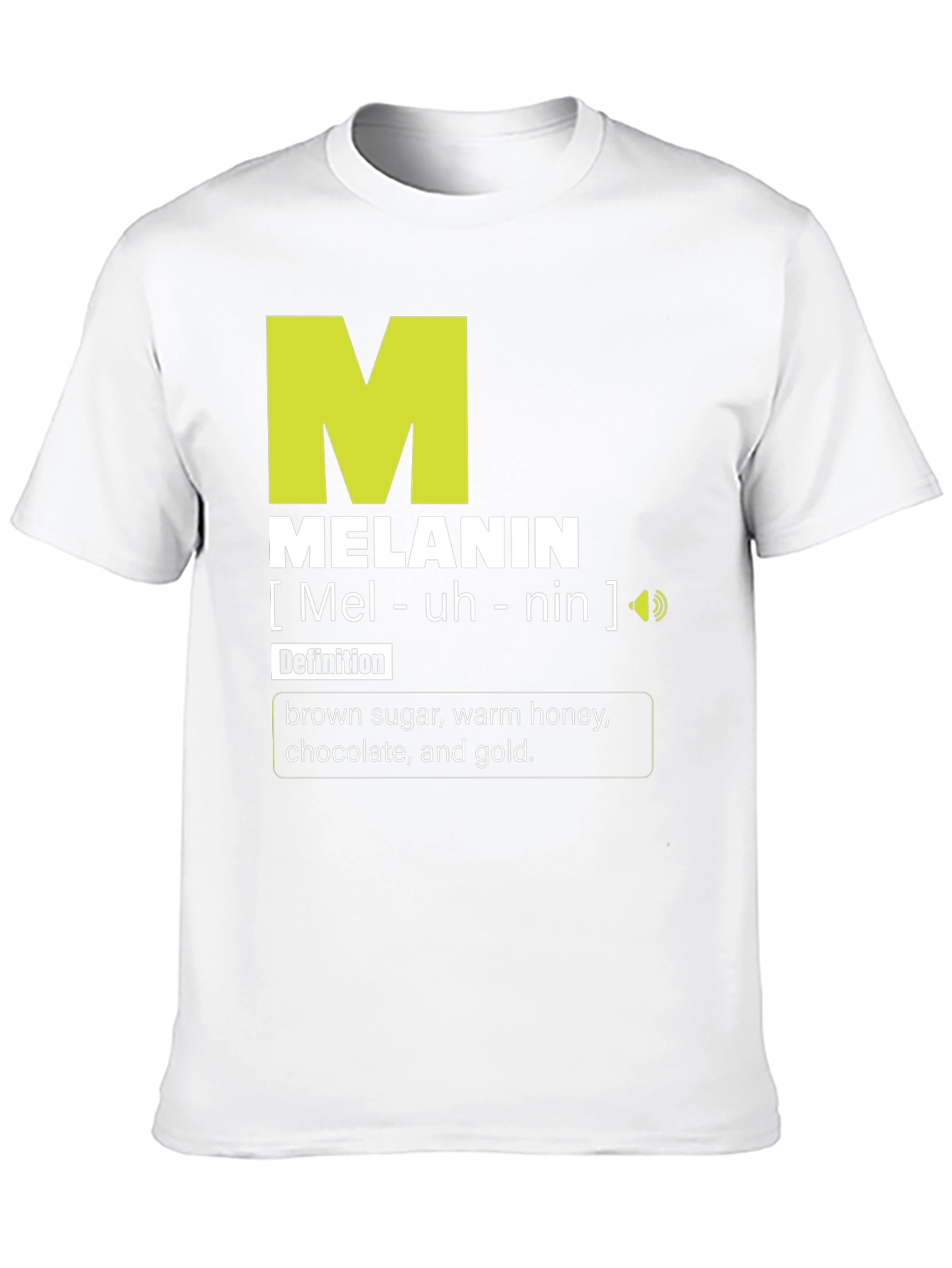 Black Melanin Definition Graphic T-Shirt view 10