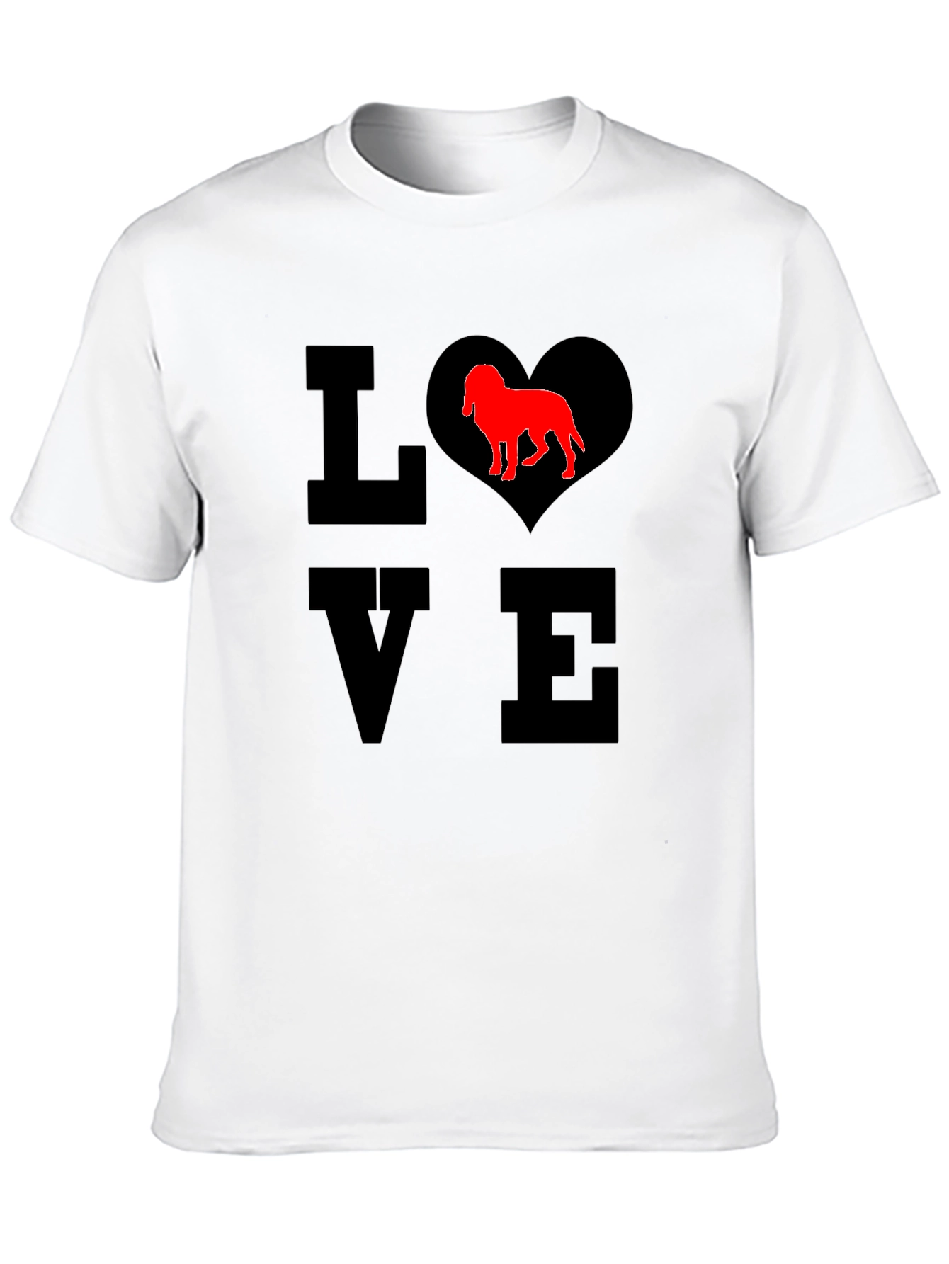 Black Love Dog Breed T-Shirt - Stylish Graphic Tee for Pet Lovers view 10