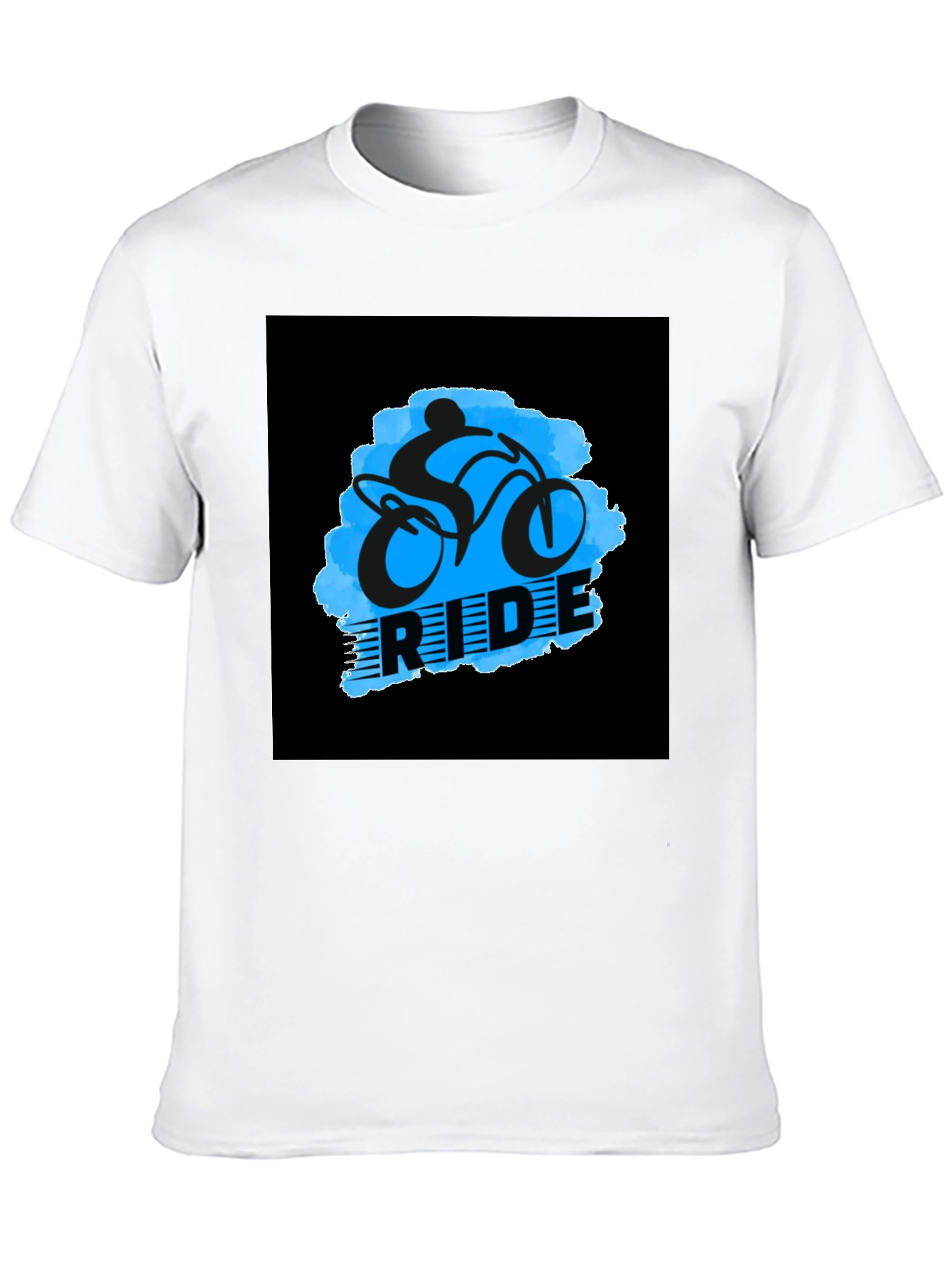 Black Ride Graphic Black T-Shirt view 10