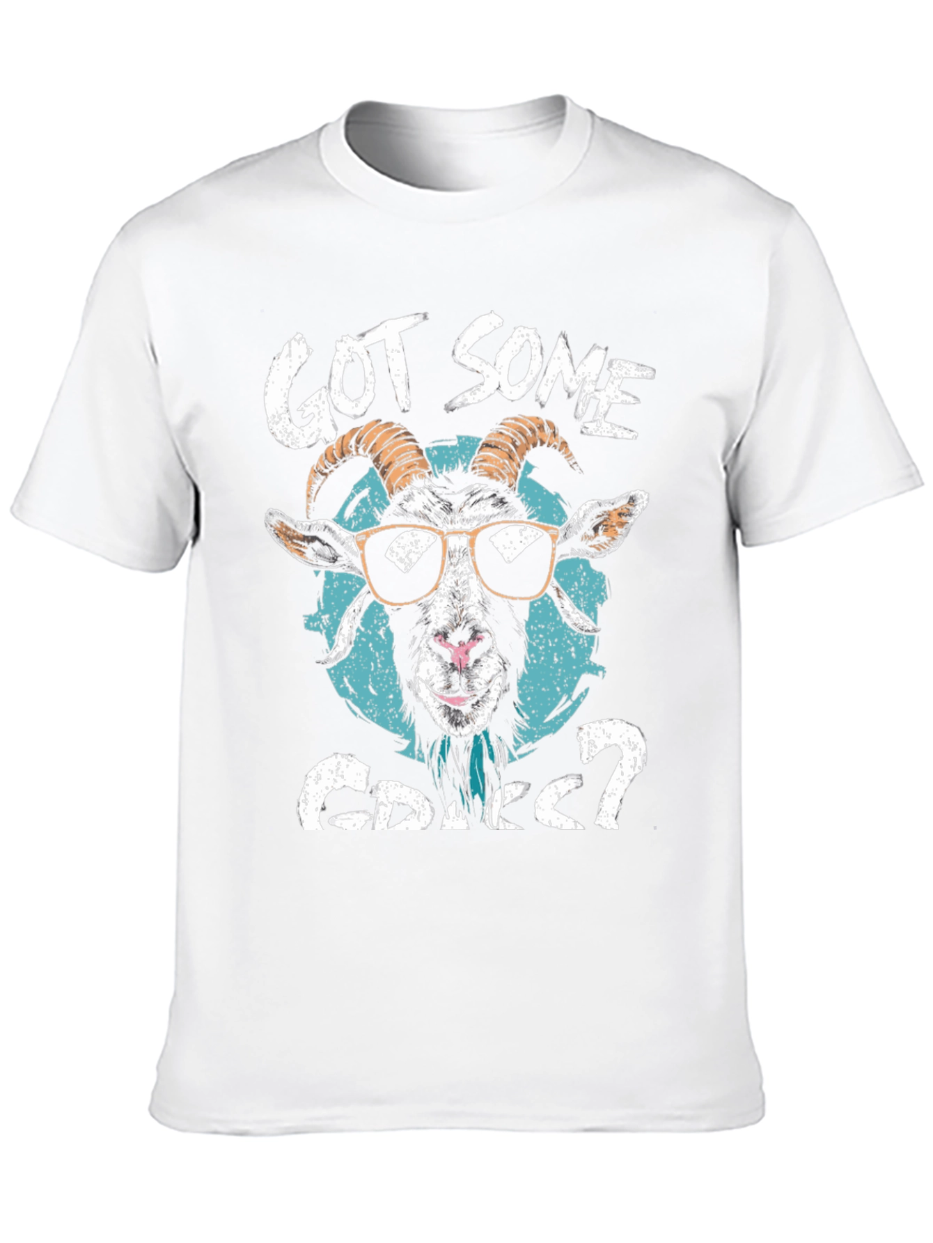 Black Got Some Grass? Goat Graphic Tee view 10