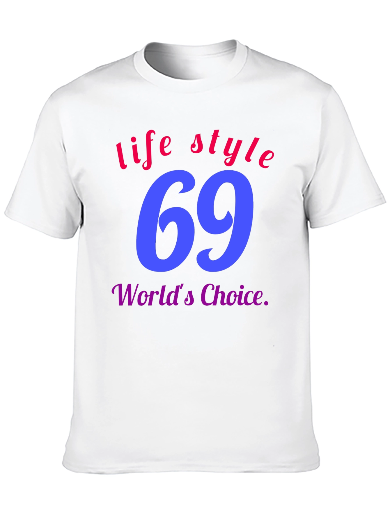 Black Lifestyle 69 T-Shirt - World's Choice view 10