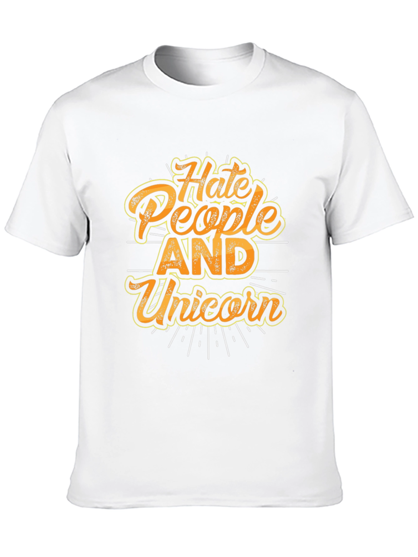 Black Hate People & Unicorns Black Graphic Tee view 10