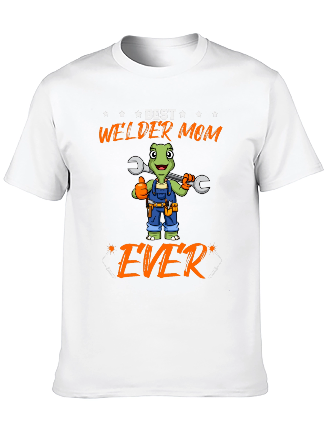 Black Best Welder Mom Ever T-Shirt view 10