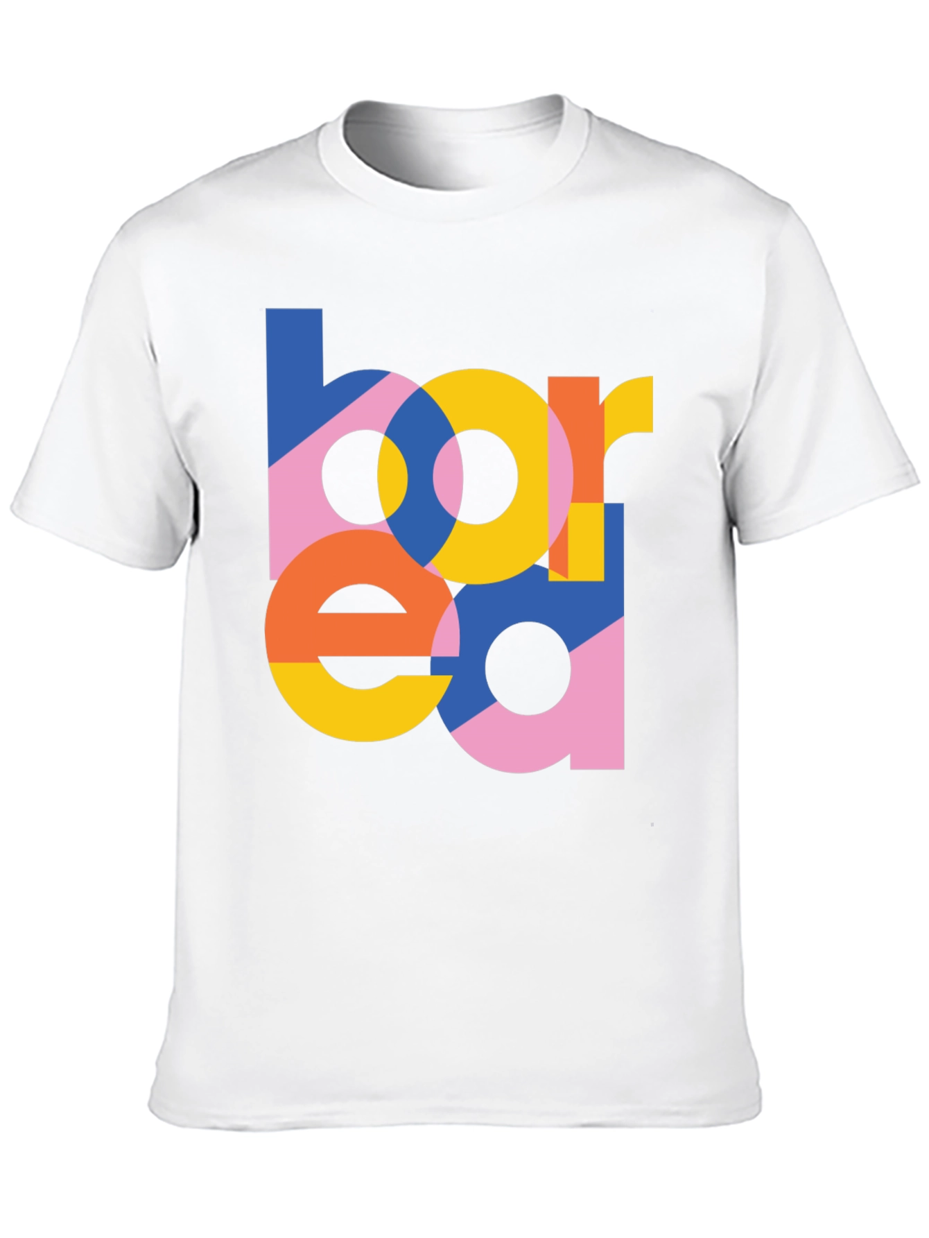 Black Bored Graphic Print Crew Neck T-Shirt view 10