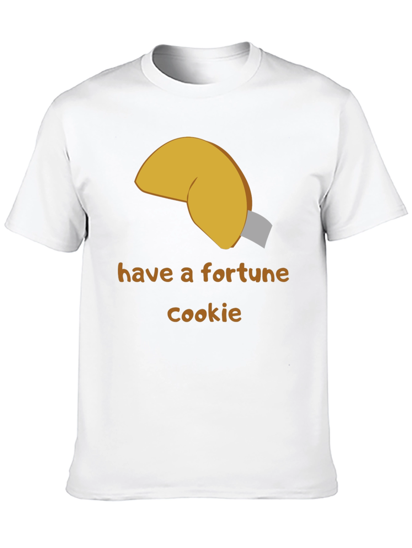 Black Fortune Cookie Graphic Tee - Unisex Casual Shirt view 10