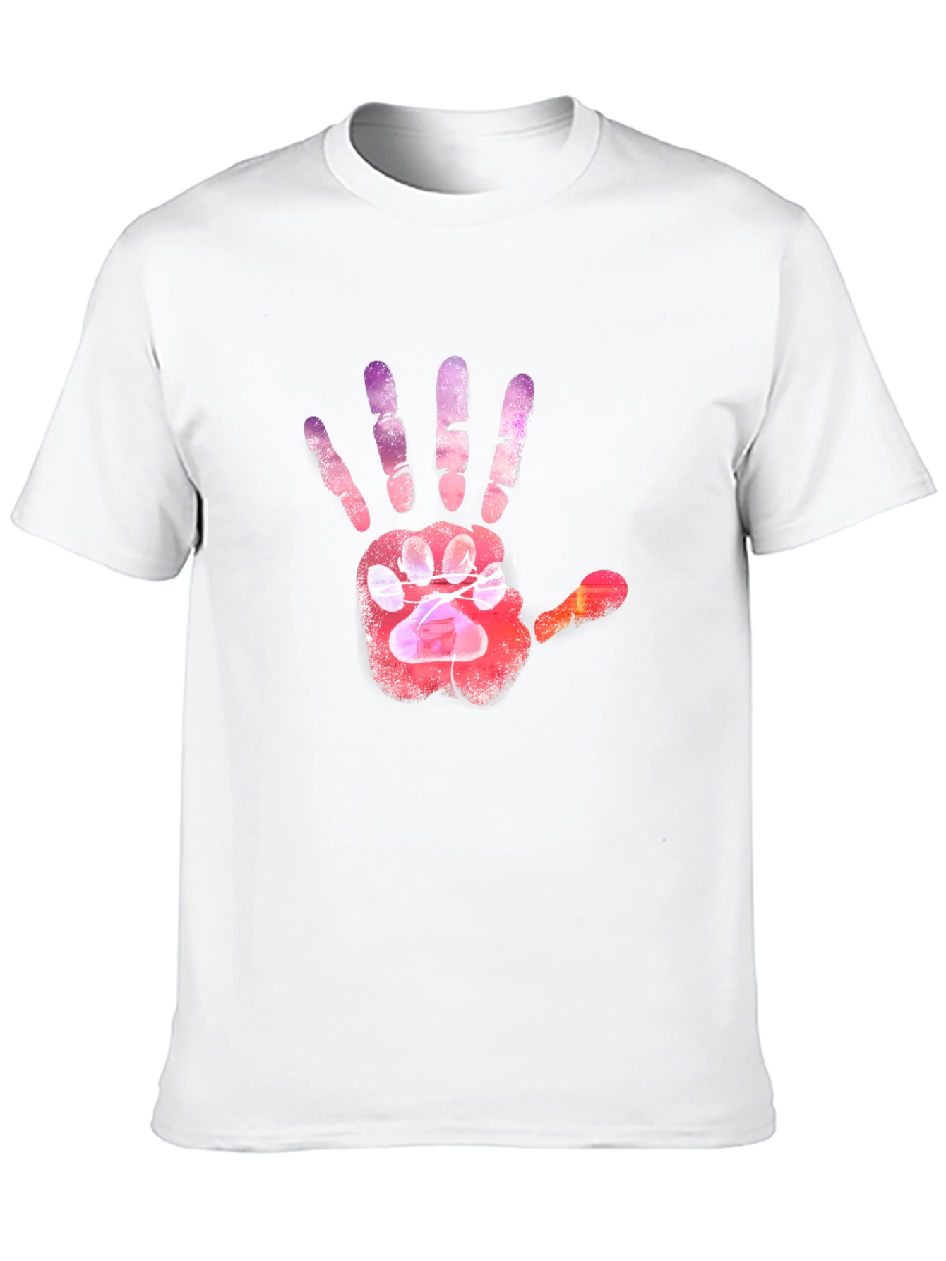 Paw Print Hand T-Shirt - 10