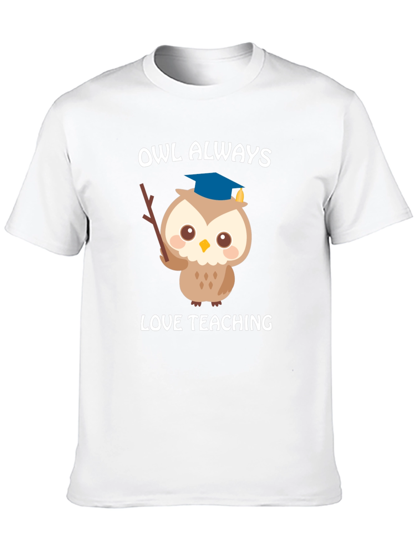 Black Owl Always Love Teaching T-Shirt view 10