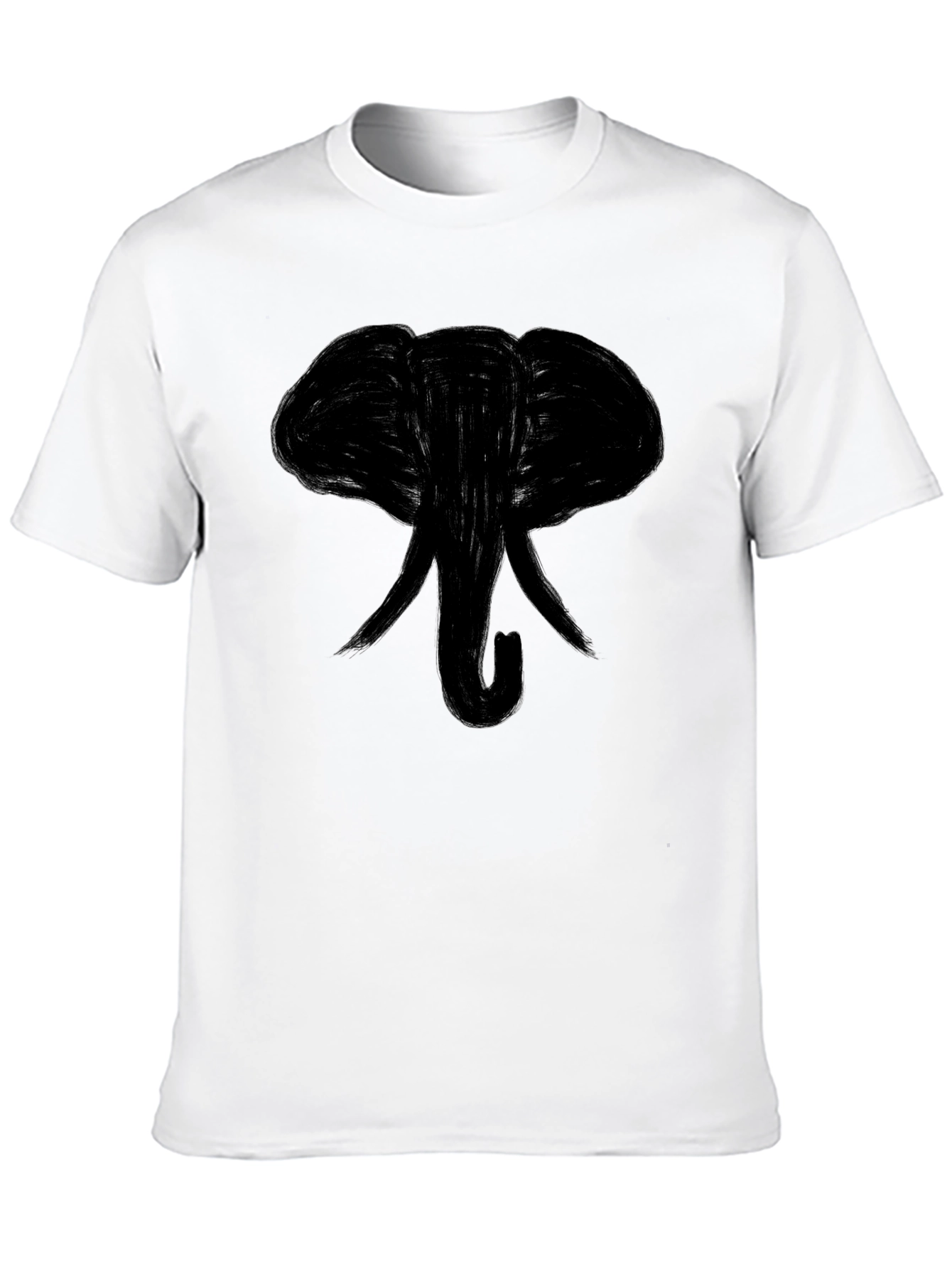 Black Black Elephant Graphic Tee - Casual Style view 10