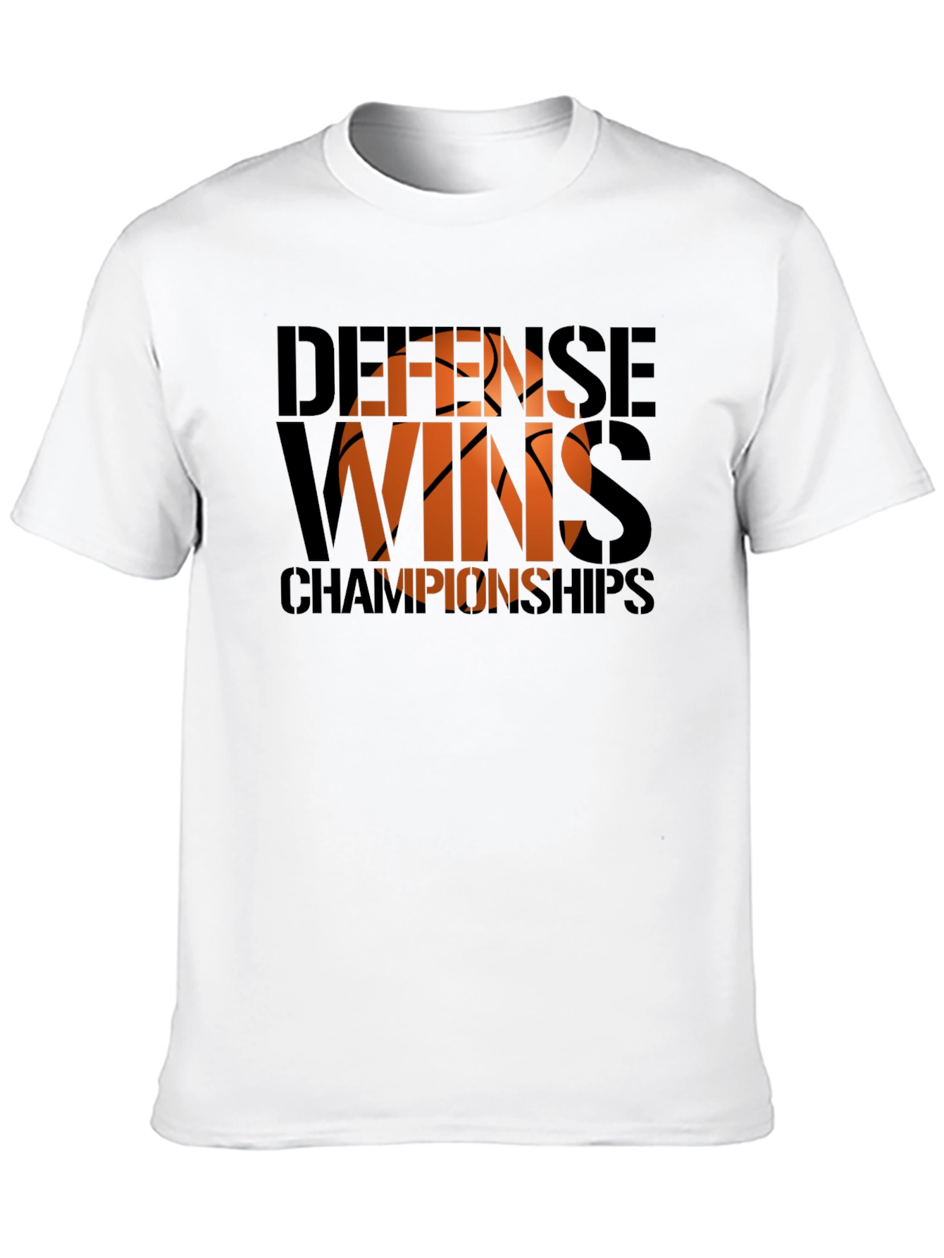 Black Defense Wins Championships Basketball Graphic Tee view 10