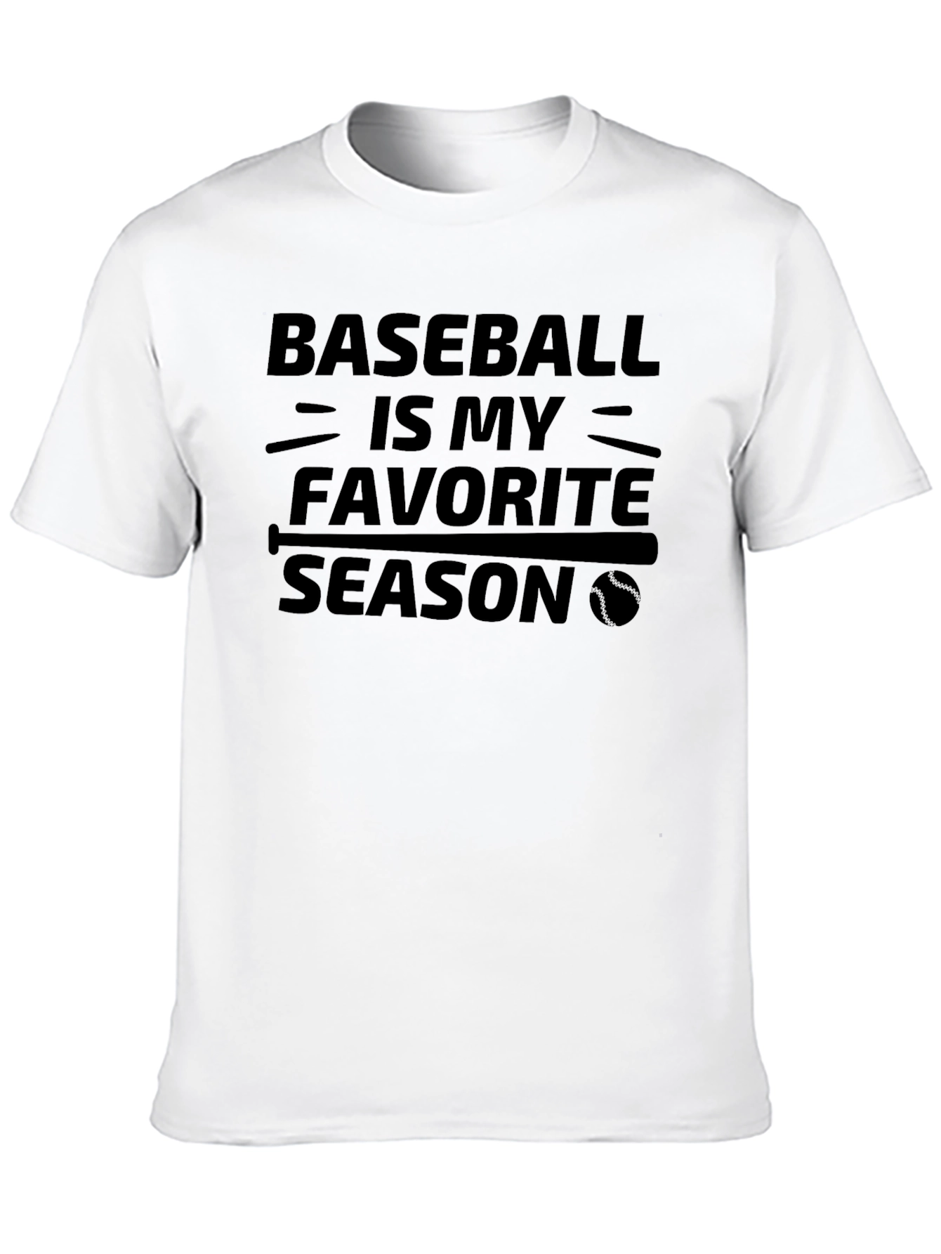 Black Baseball is My Favorite Season Black Graphic Tee view 10