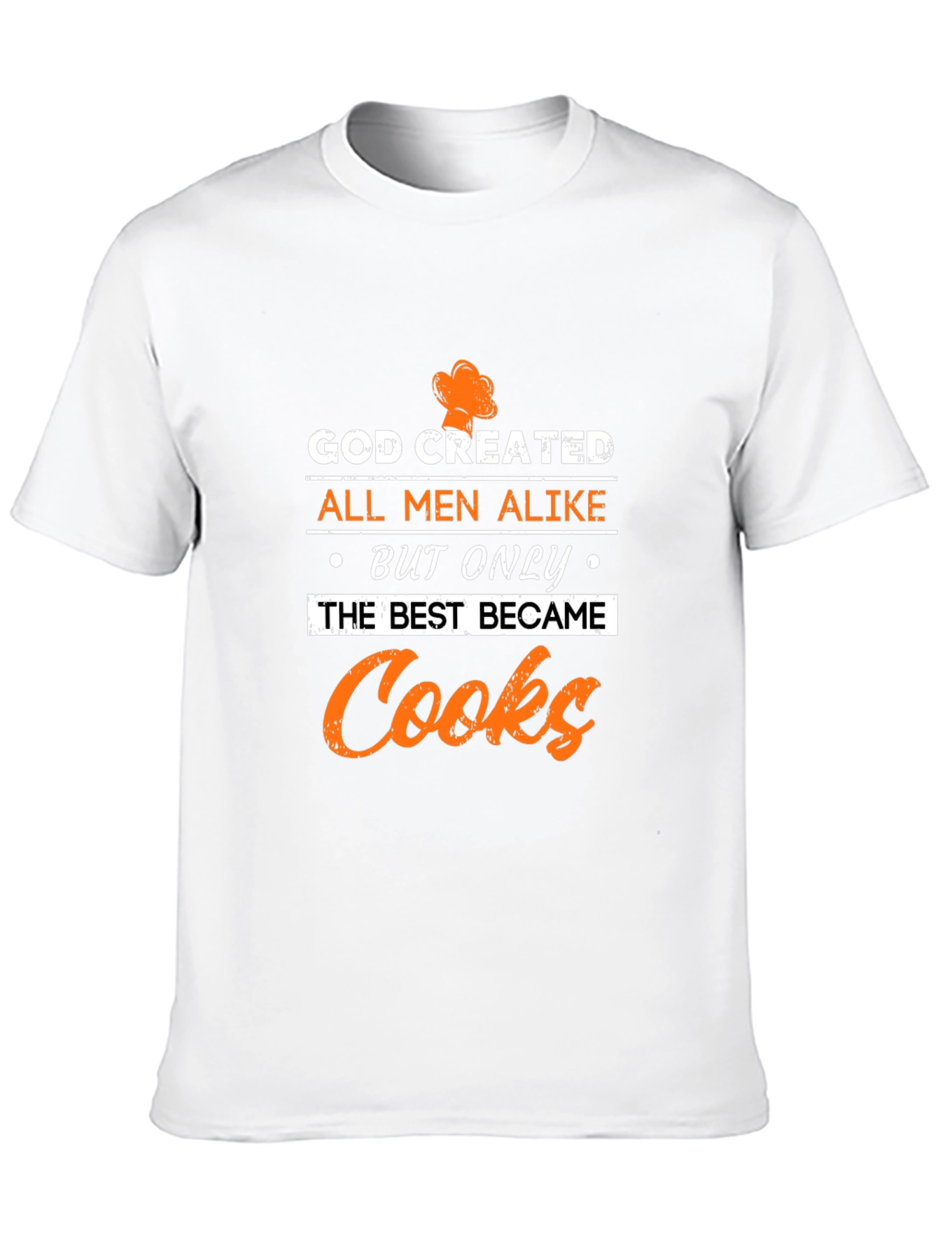 Black God Created Cooks T-Shirt | Funny Chef Apparel view 10
